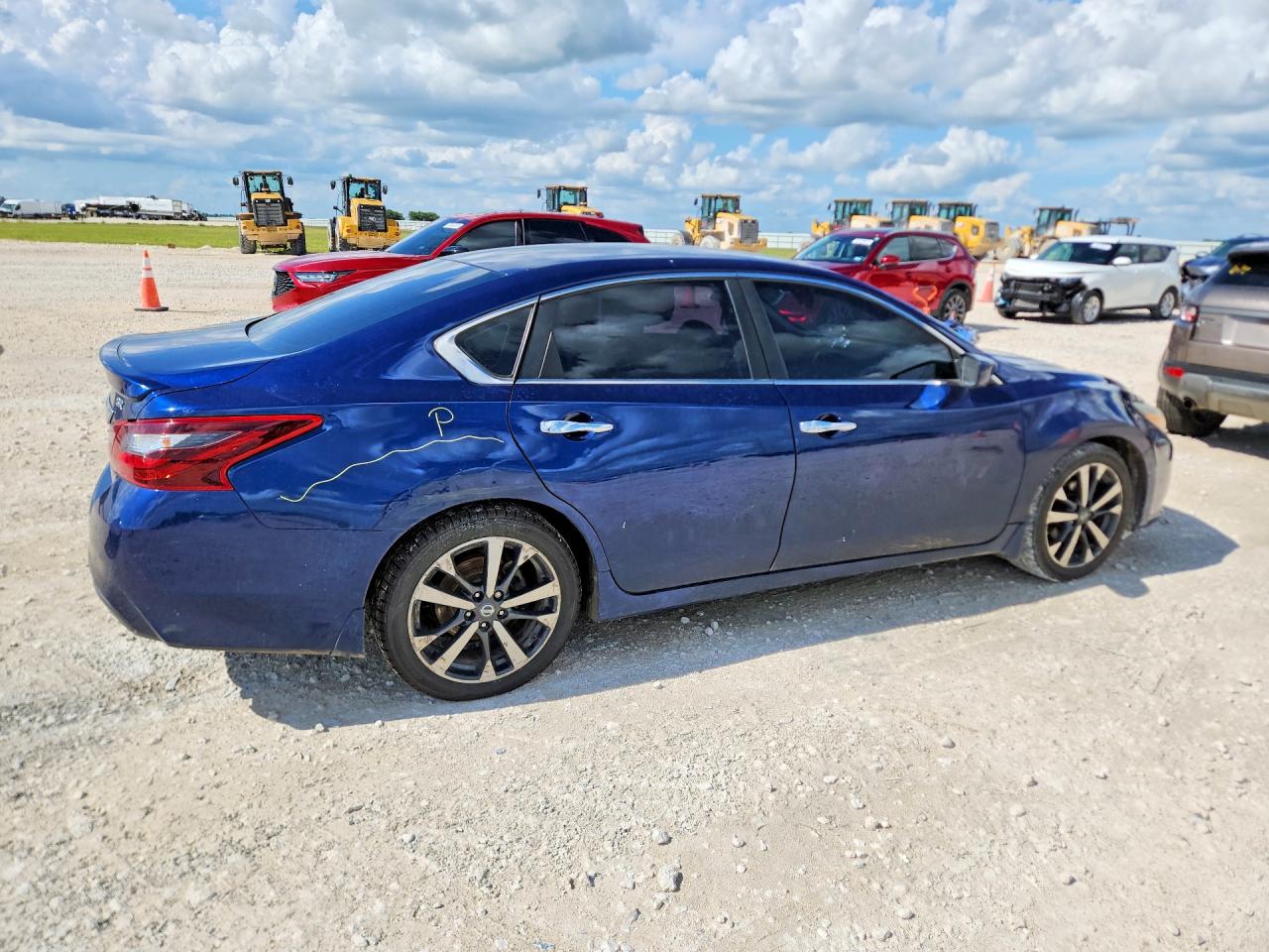 2017 Nissan Altima 2.5 Sr Blue vin: 1N4AL3AP6HC120930