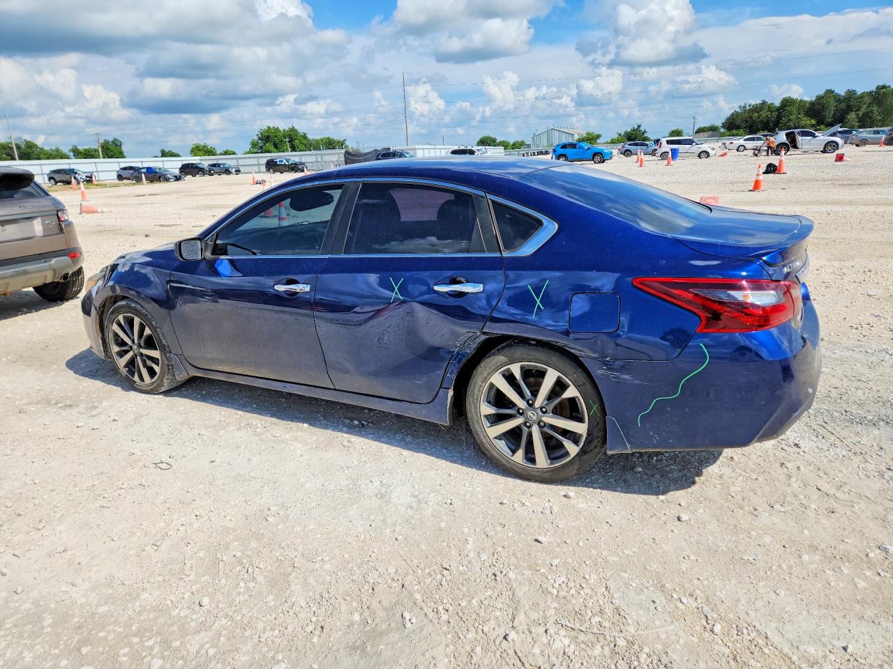 2017 Nissan Altima 2.5 Sr Blue vin: 1N4AL3AP6HC120930