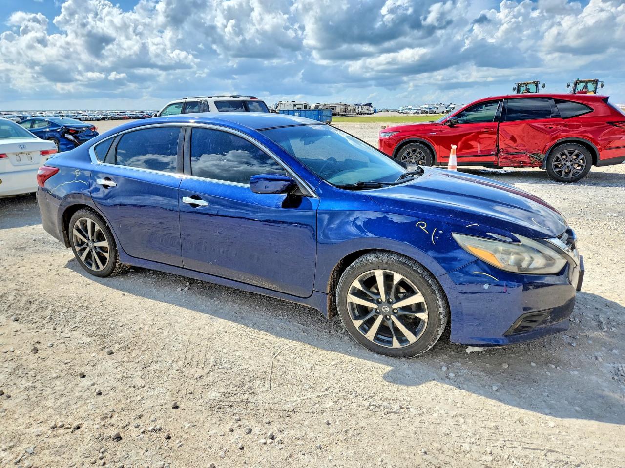 2017 Nissan Altima 2.5 Sr Blue vin: 1N4AL3AP6HC120930