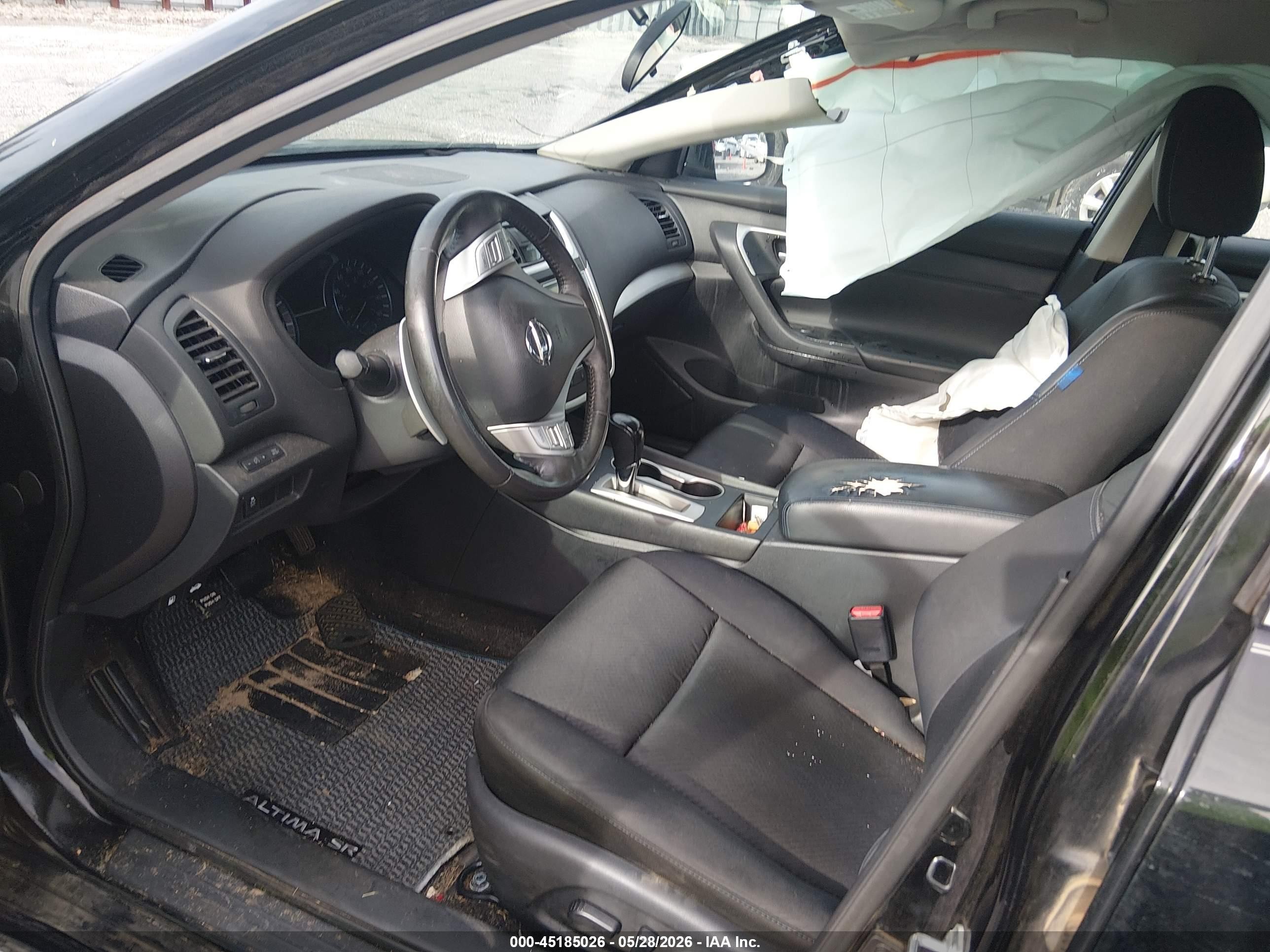 2017 Nissan Altima 2.5 Sr Black vin: 1N4AL3AP6HC160988