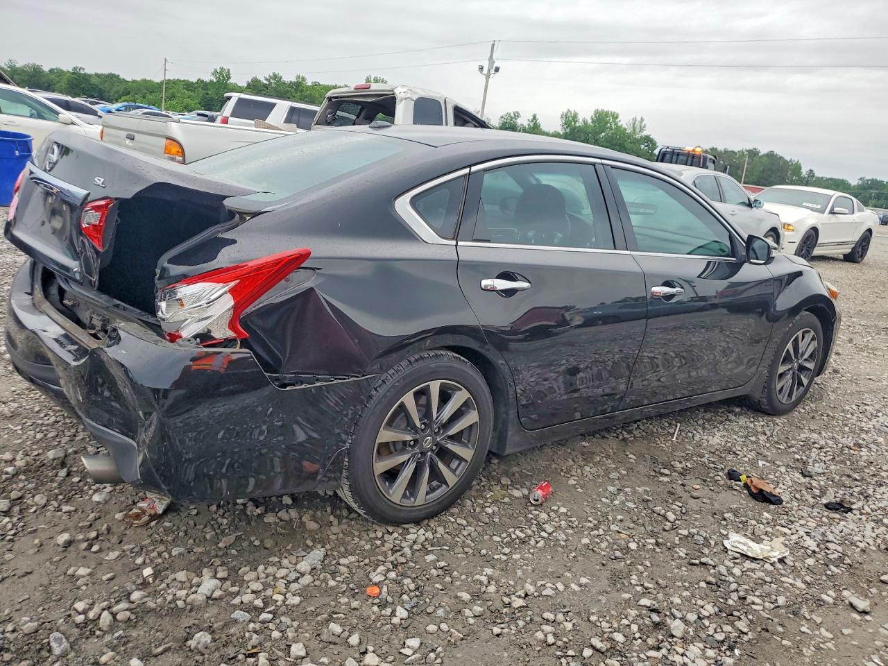 2017 Nissan Altima 2.5 Sl Black vin: 1N4AL3AP6HC217108