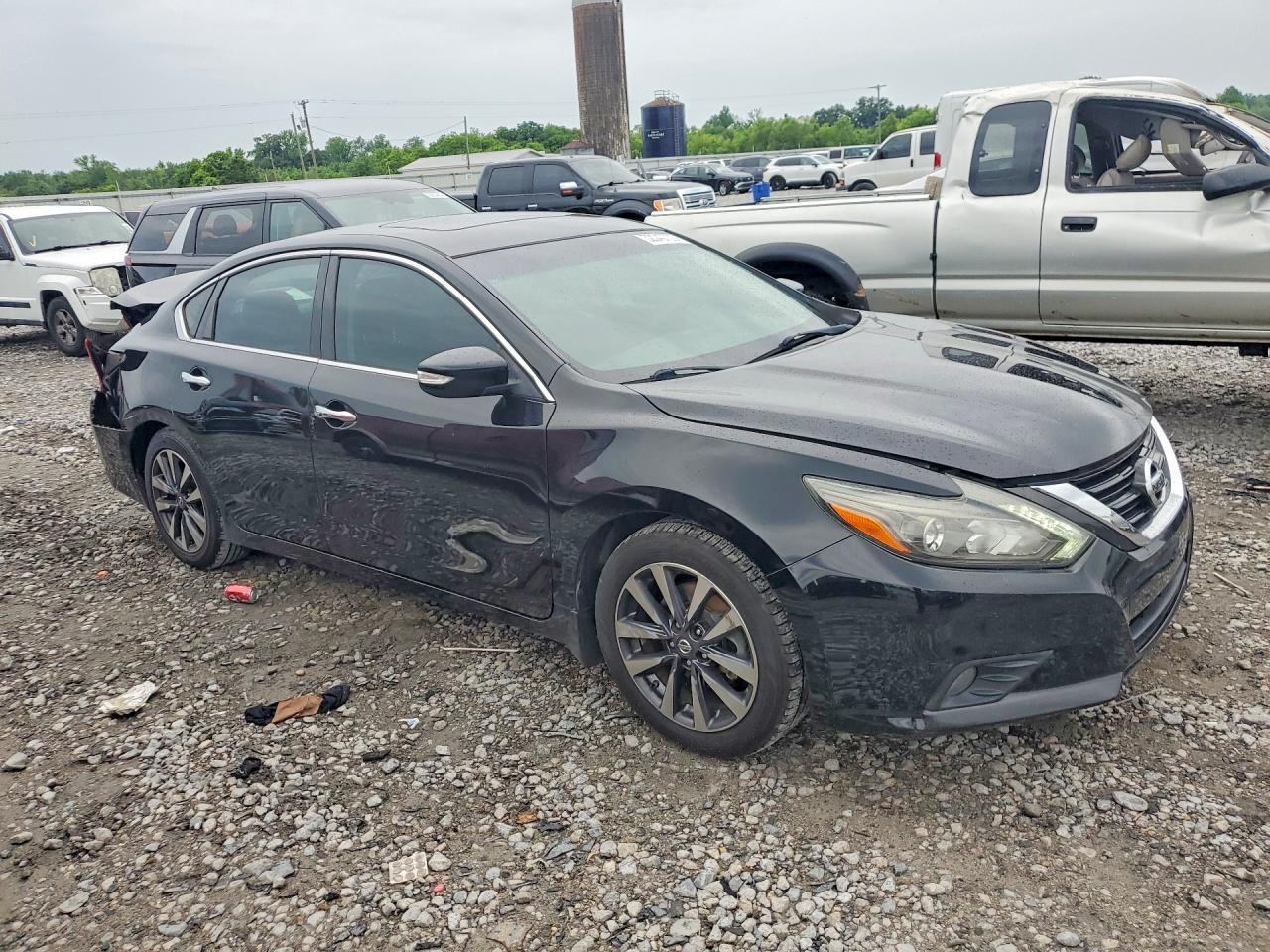 2017 Nissan Altima 2.5 Sl Black vin: 1N4AL3AP6HC217108