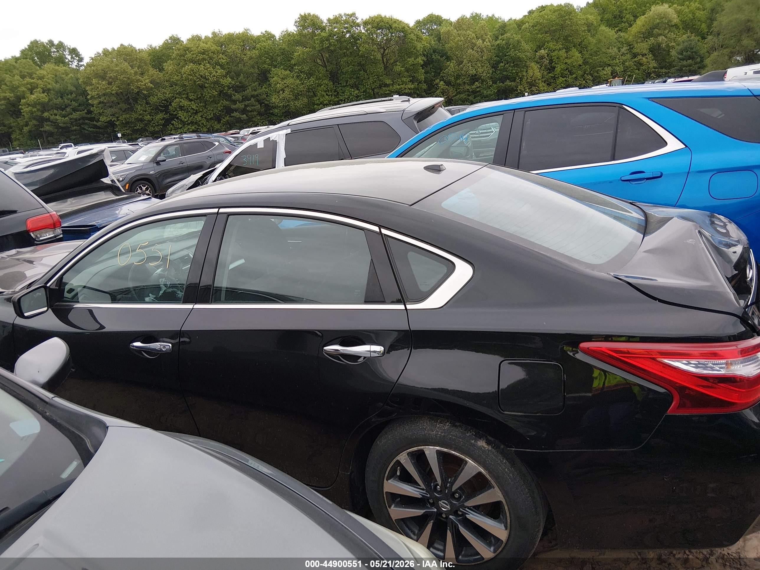 2017 Nissan Altima 2.5 Sv Черный vin: 1N4AL3AP6HC222759