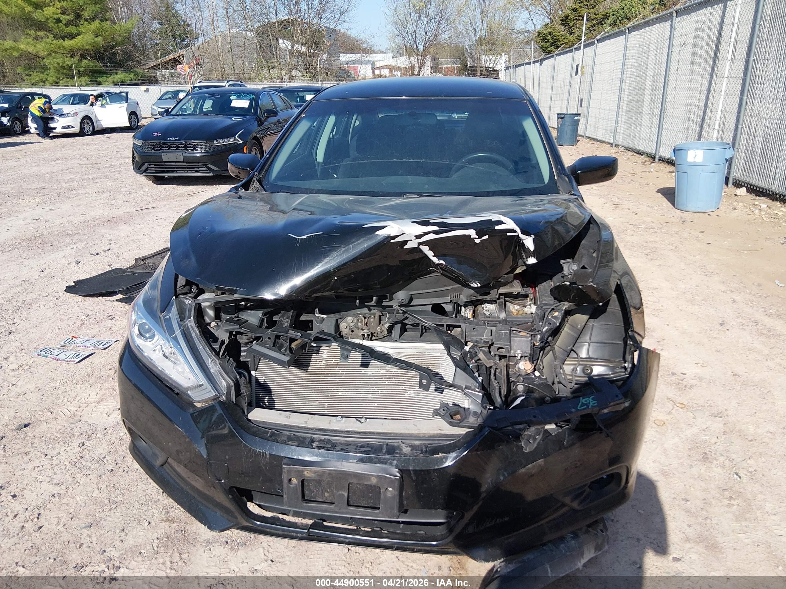 2017 Nissan Altima 2.5 Sv Черный vin: 1N4AL3AP6HC222759