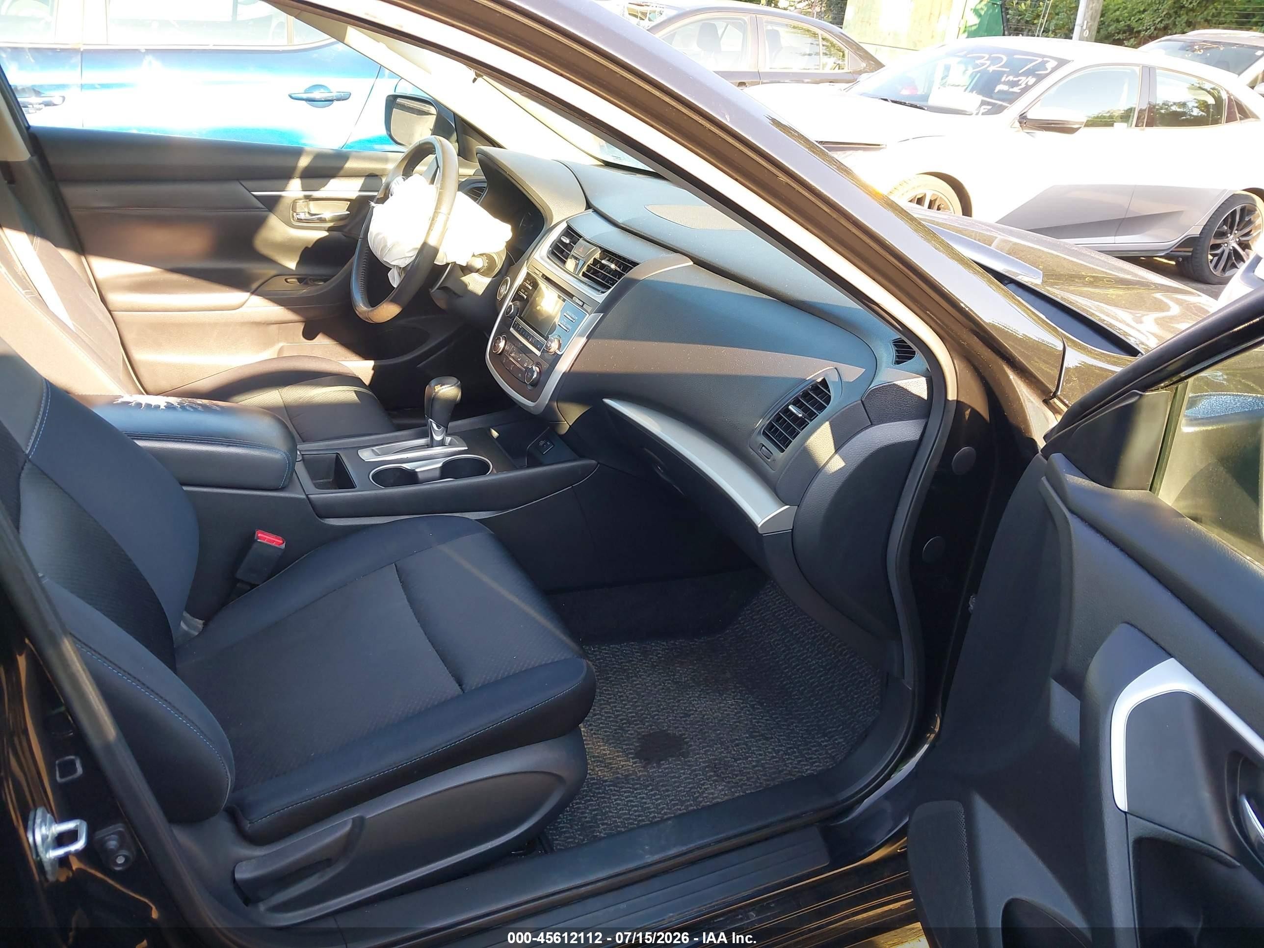 2017 Nissan Altima 2.5 Sr Черный vin: 1N4AL3AP6HC256717