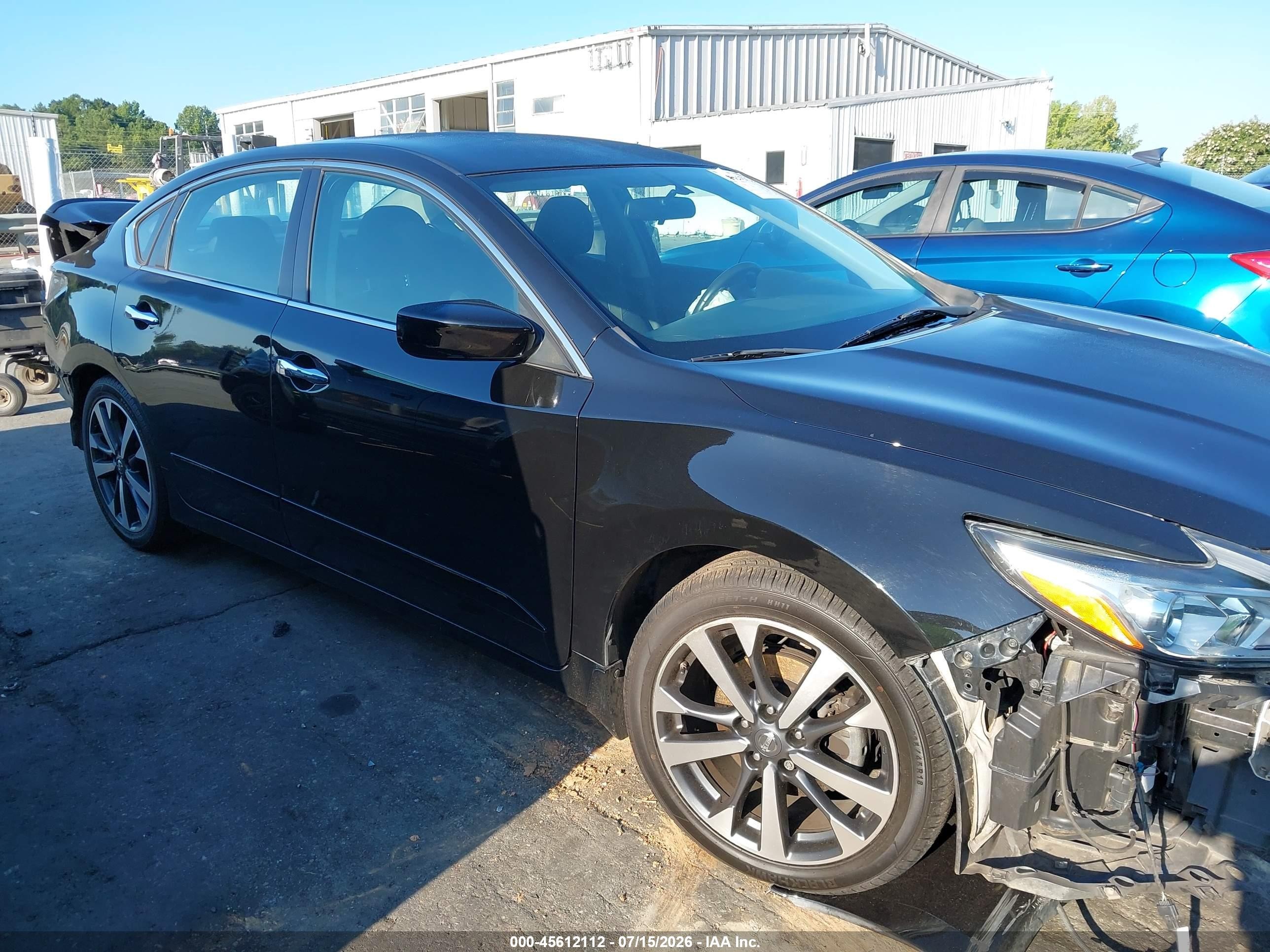 2017 Nissan Altima 2.5 Sr Черный vin: 1N4AL3AP6HC256717