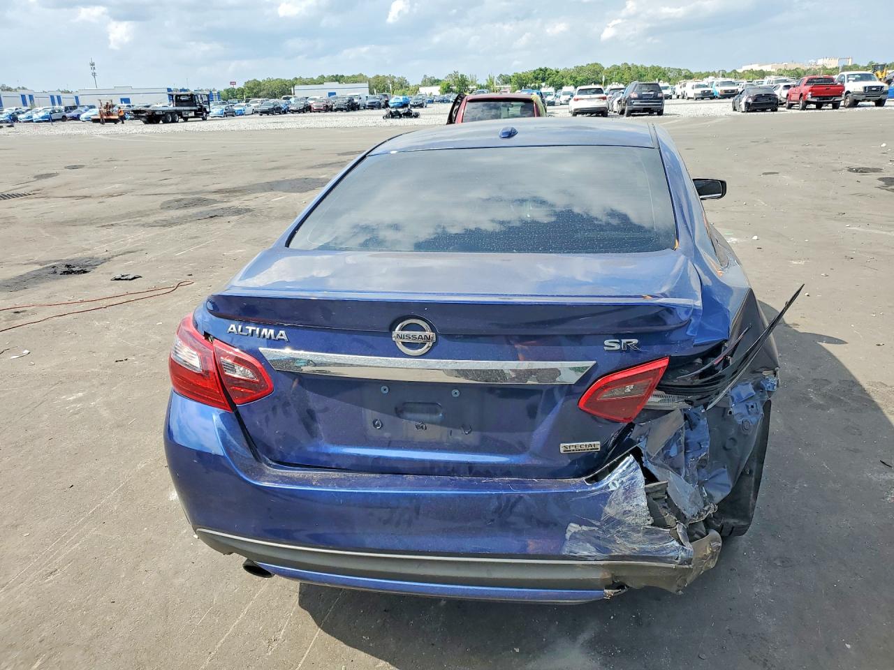 2018 Nissan Altima 2.5 Sr Blue vin: 1N4AL3AP6JC134400