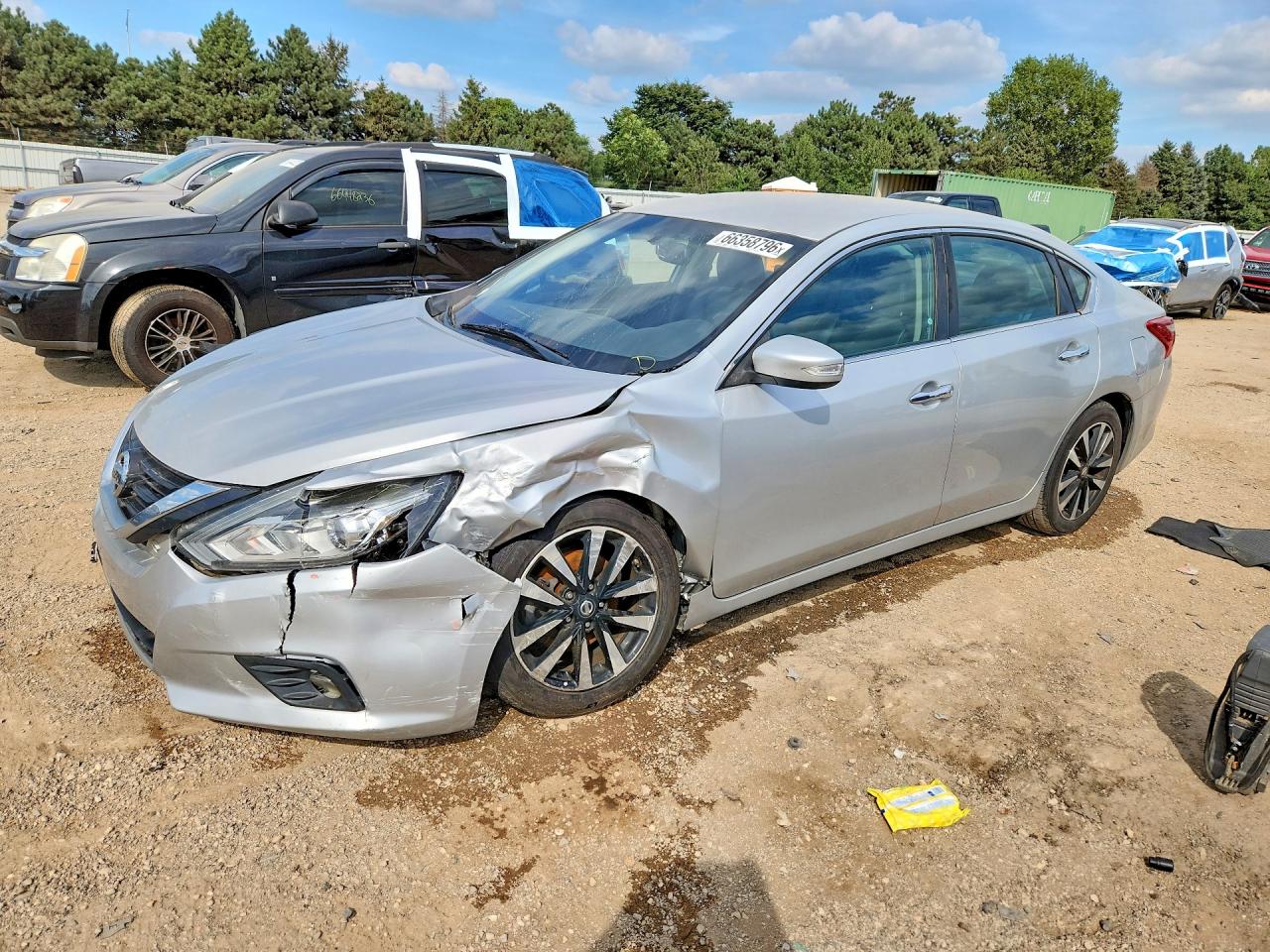 2018 Nissan Altima 2.5 Sl Silver vin: 1N4AL3AP6JC196377