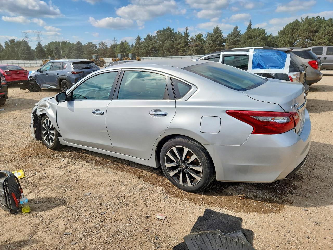 2018 Nissan Altima 2.5 Sl Silver vin: 1N4AL3AP6JC196377