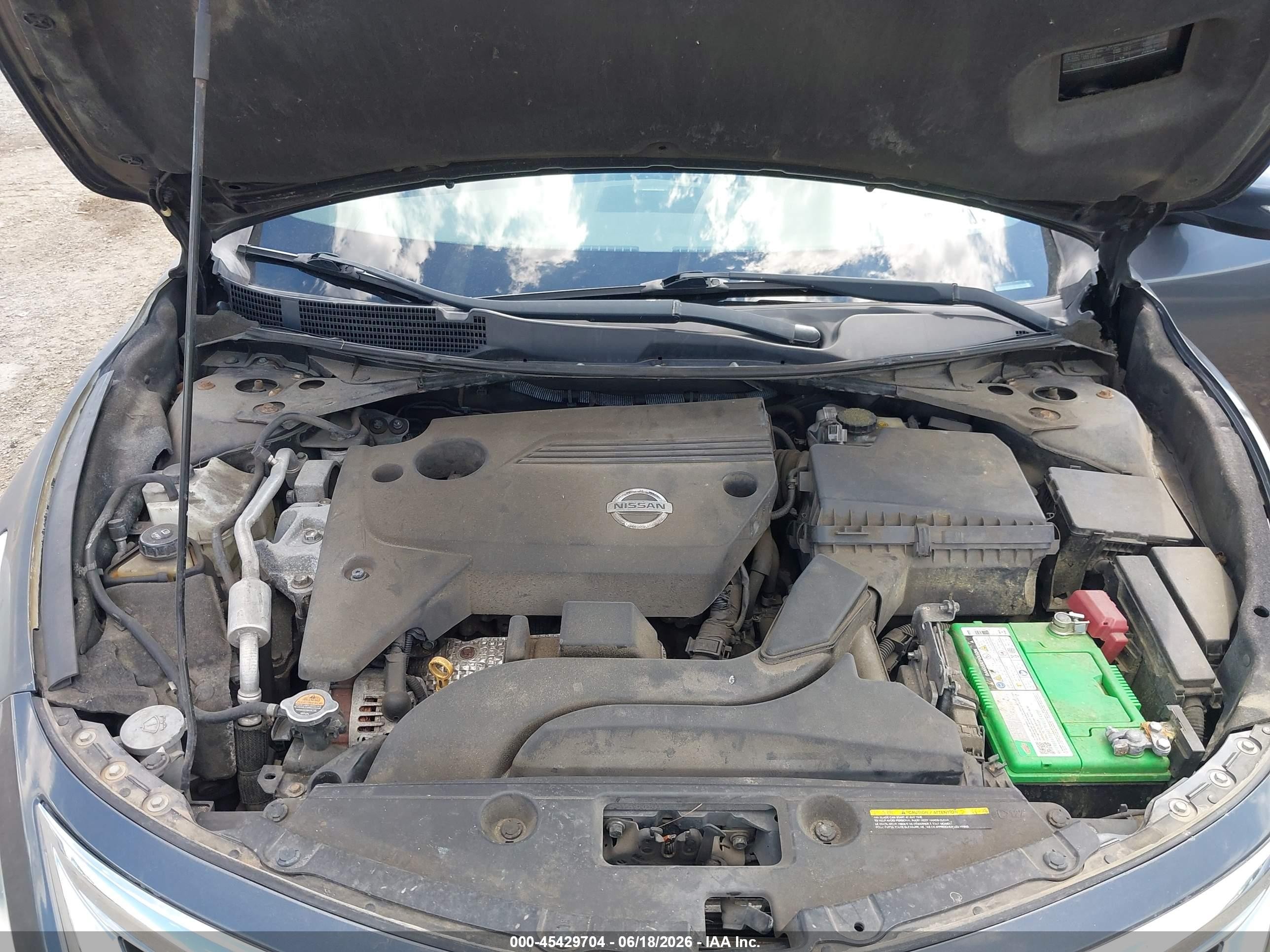 2013 Nissan Altima 2.5 Sl Серый vin: 1N4AL3AP7DC102351
