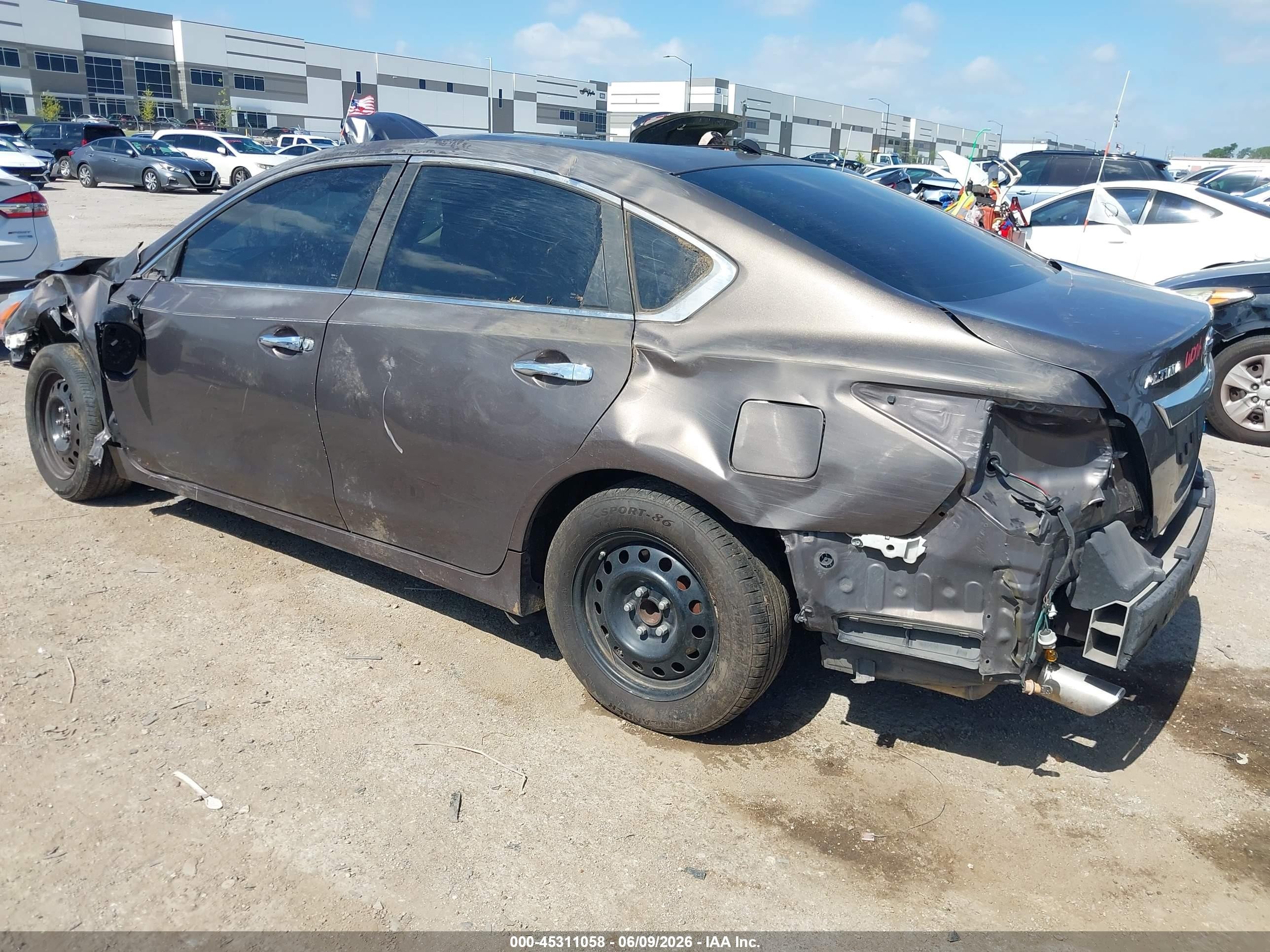 2013 Nissan Altima 2.5 Sv Gray vin: 1N4AL3AP7DC106593
