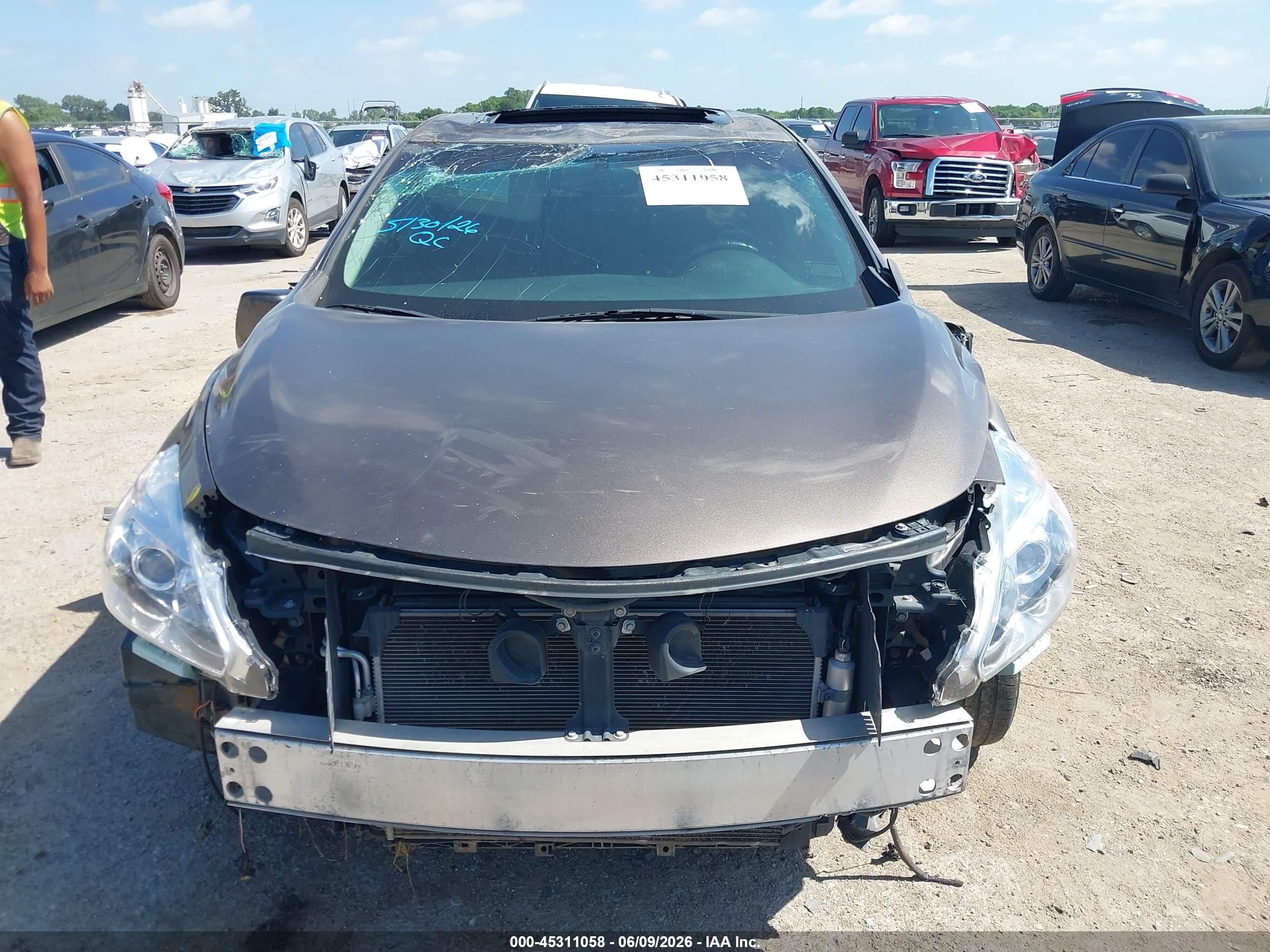 2013 Nissan Altima 2.5 Sv Gray vin: 1N4AL3AP7DC106593