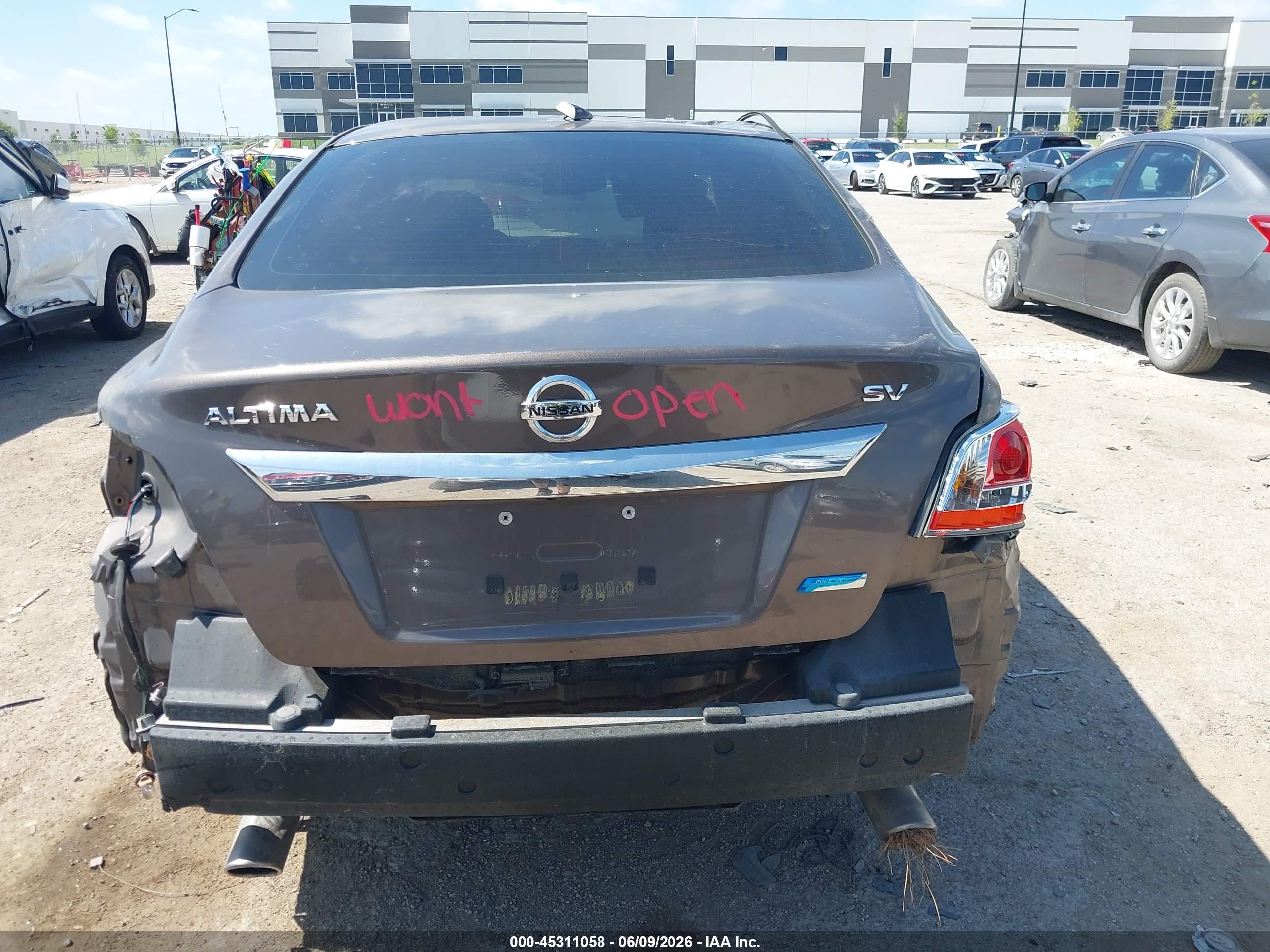2013 Nissan Altima 2.5 Sv Gray vin: 1N4AL3AP7DC106593