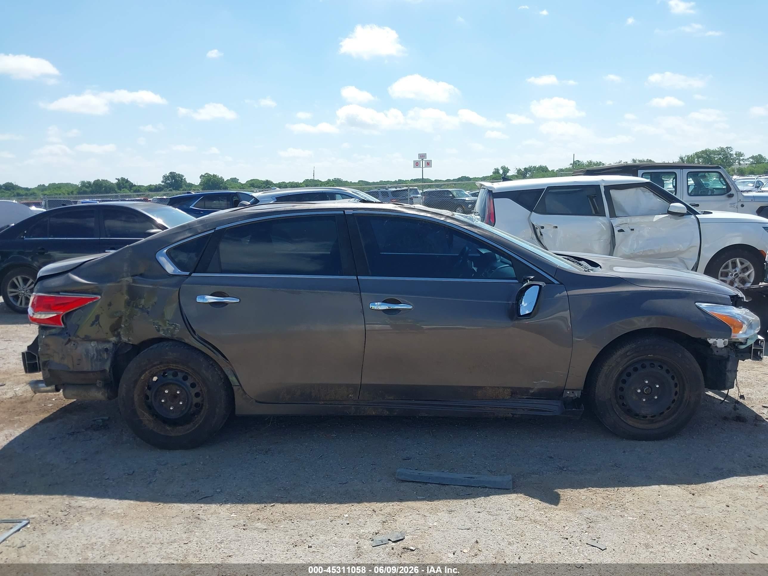 2013 Nissan Altima 2.5 Sv Gray vin: 1N4AL3AP7DC106593