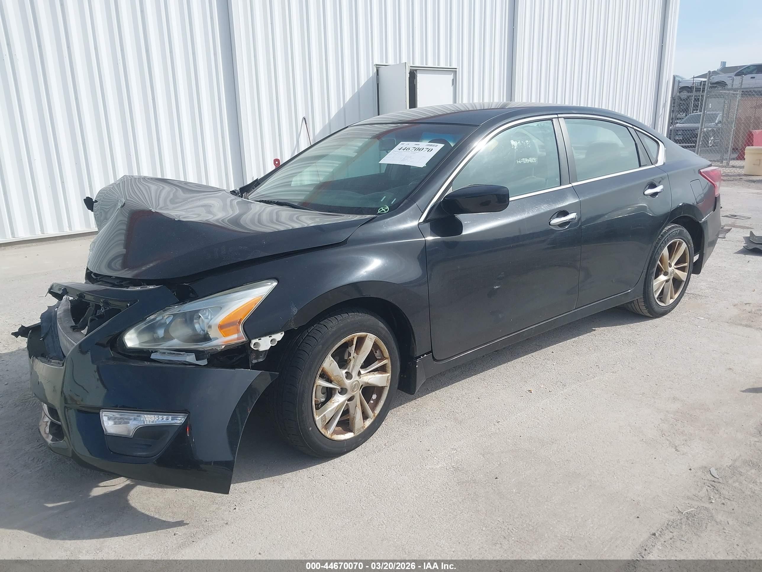 2013 Nissan Altima 2.5 Sv Black vin: 1N4AL3AP7DC125676