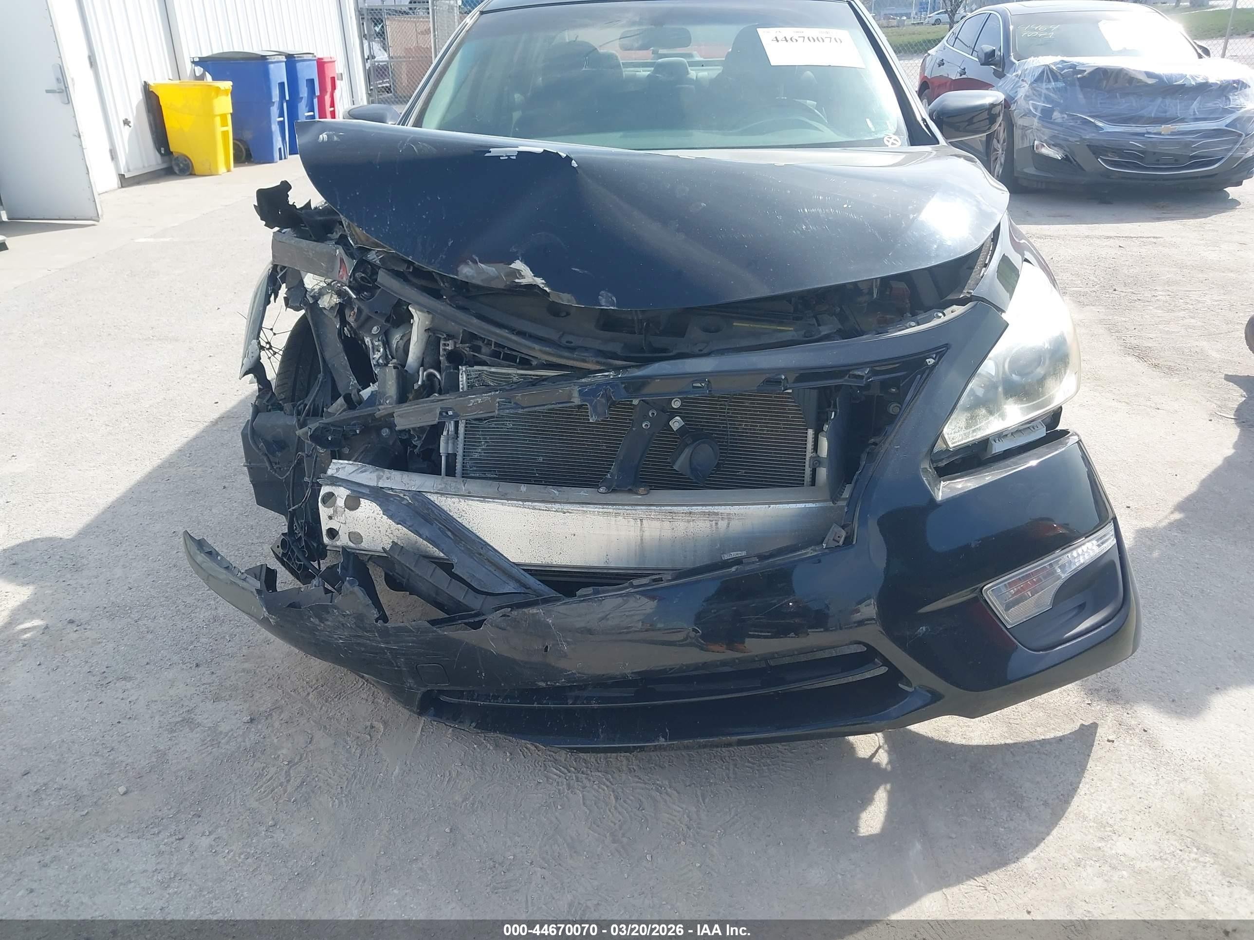 2013 Nissan Altima 2.5 Sv Black vin: 1N4AL3AP7DC125676