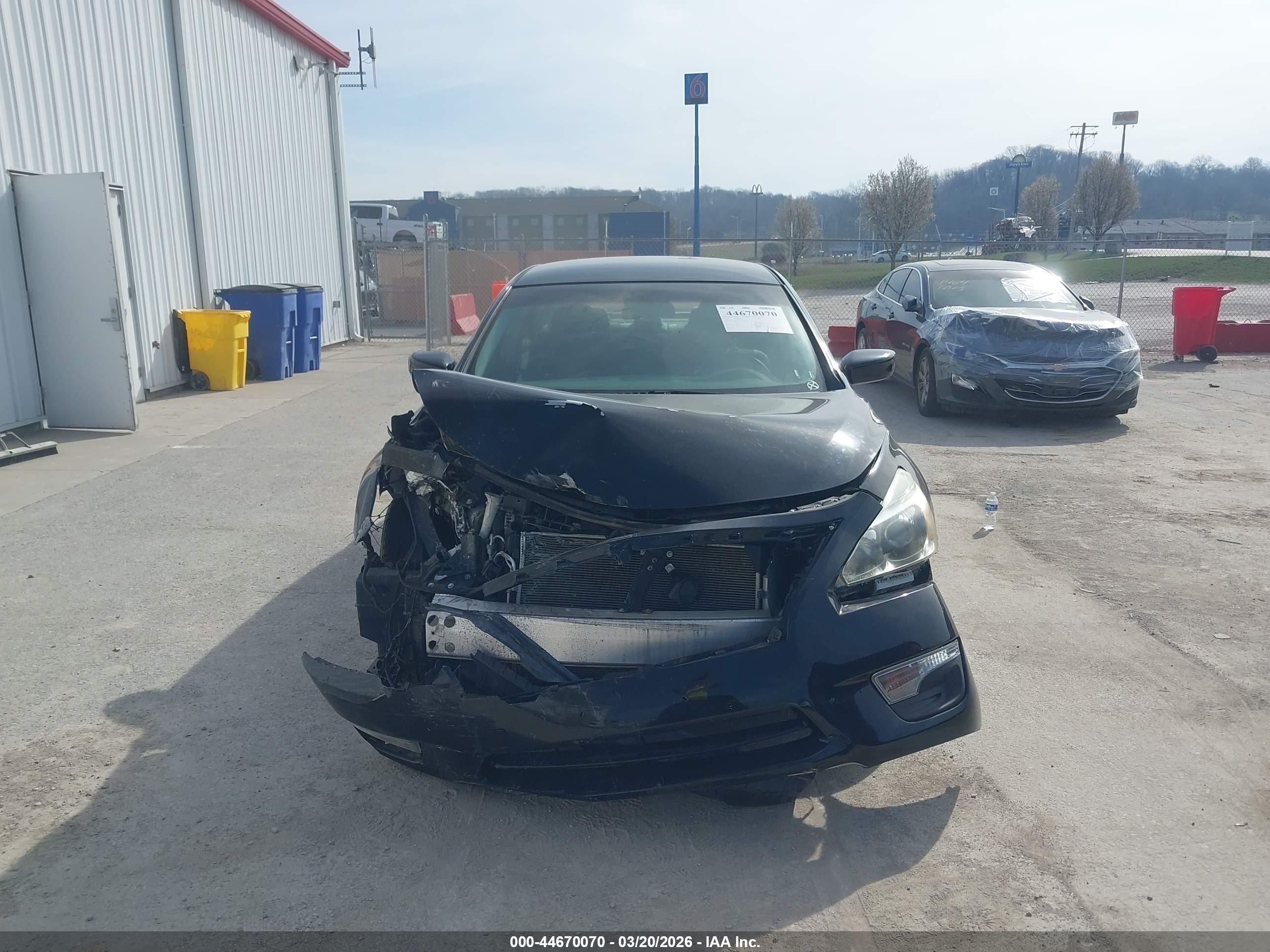 2013 Nissan Altima 2.5 Sv Black vin: 1N4AL3AP7DC125676