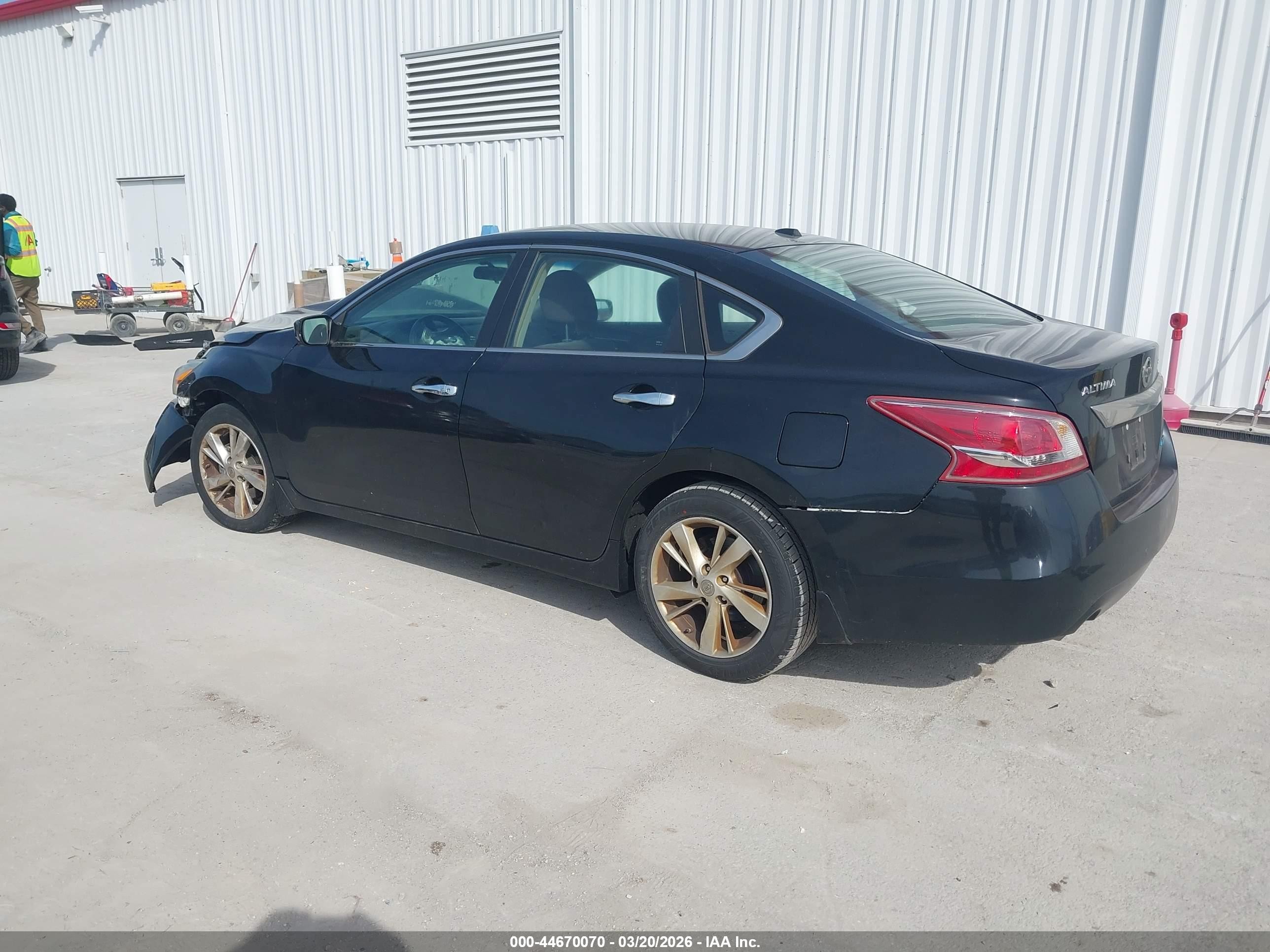 2013 Nissan Altima 2.5 Sv Black vin: 1N4AL3AP7DC125676