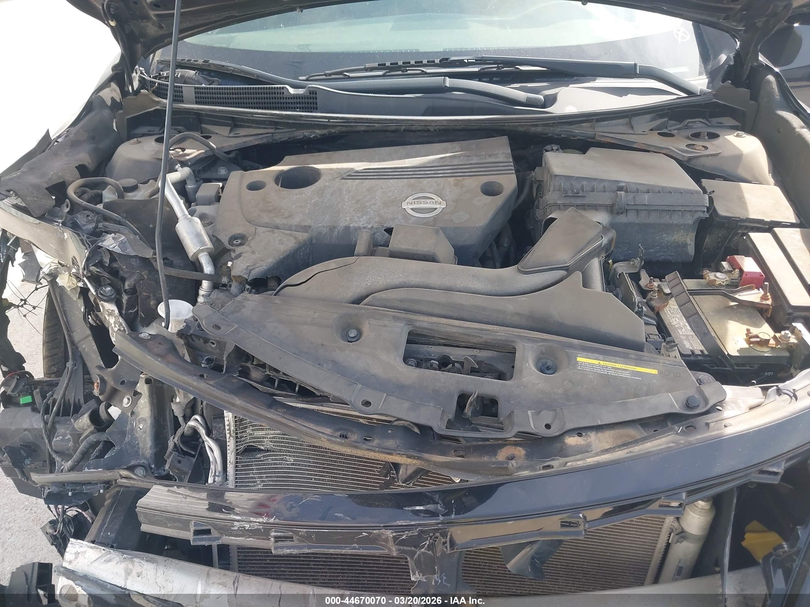 2013 Nissan Altima 2.5 Sv Black vin: 1N4AL3AP7DC125676