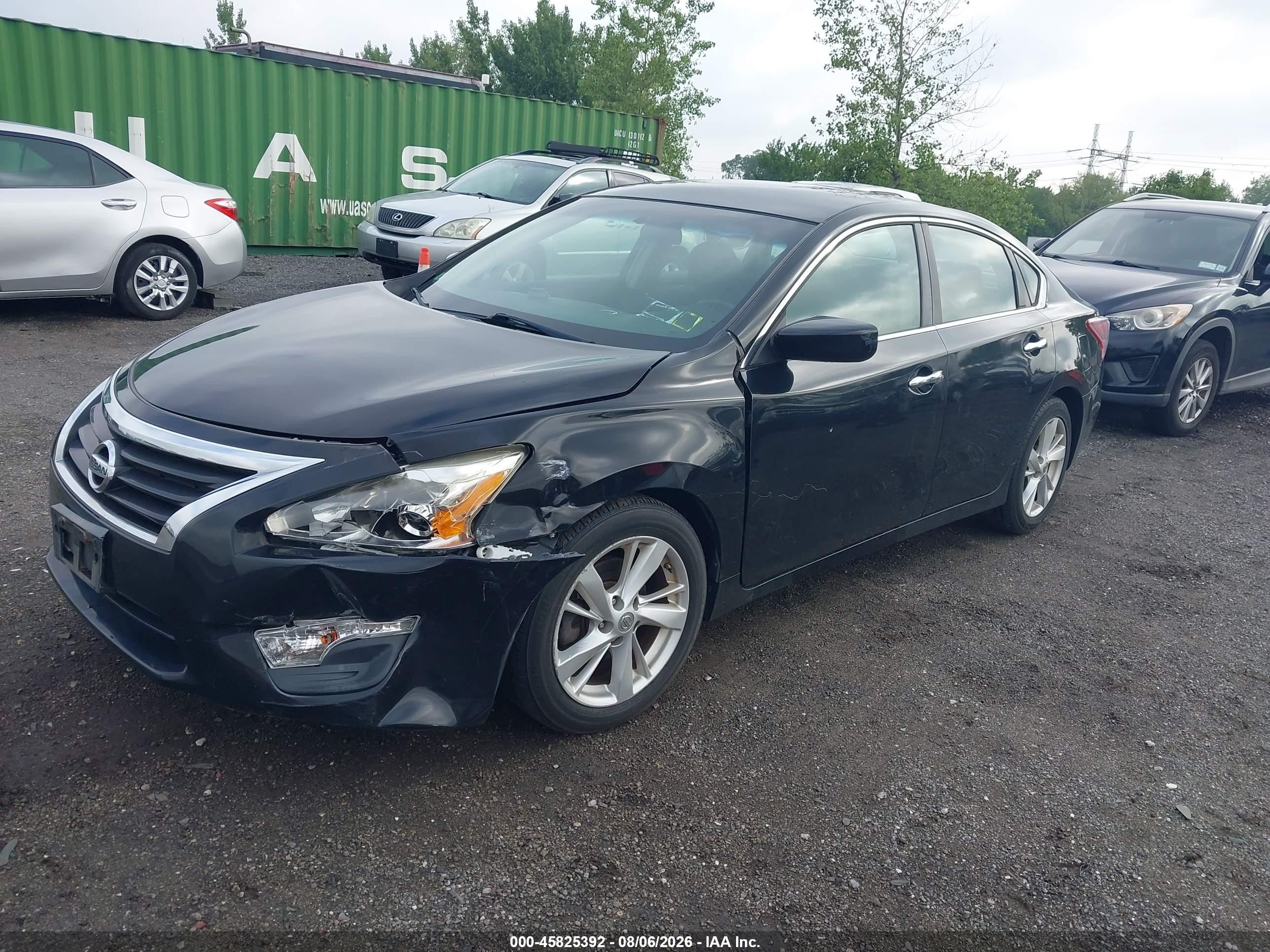 2013 Nissan Altima 2.5 Sv Black vin: 1N4AL3AP7DC135740