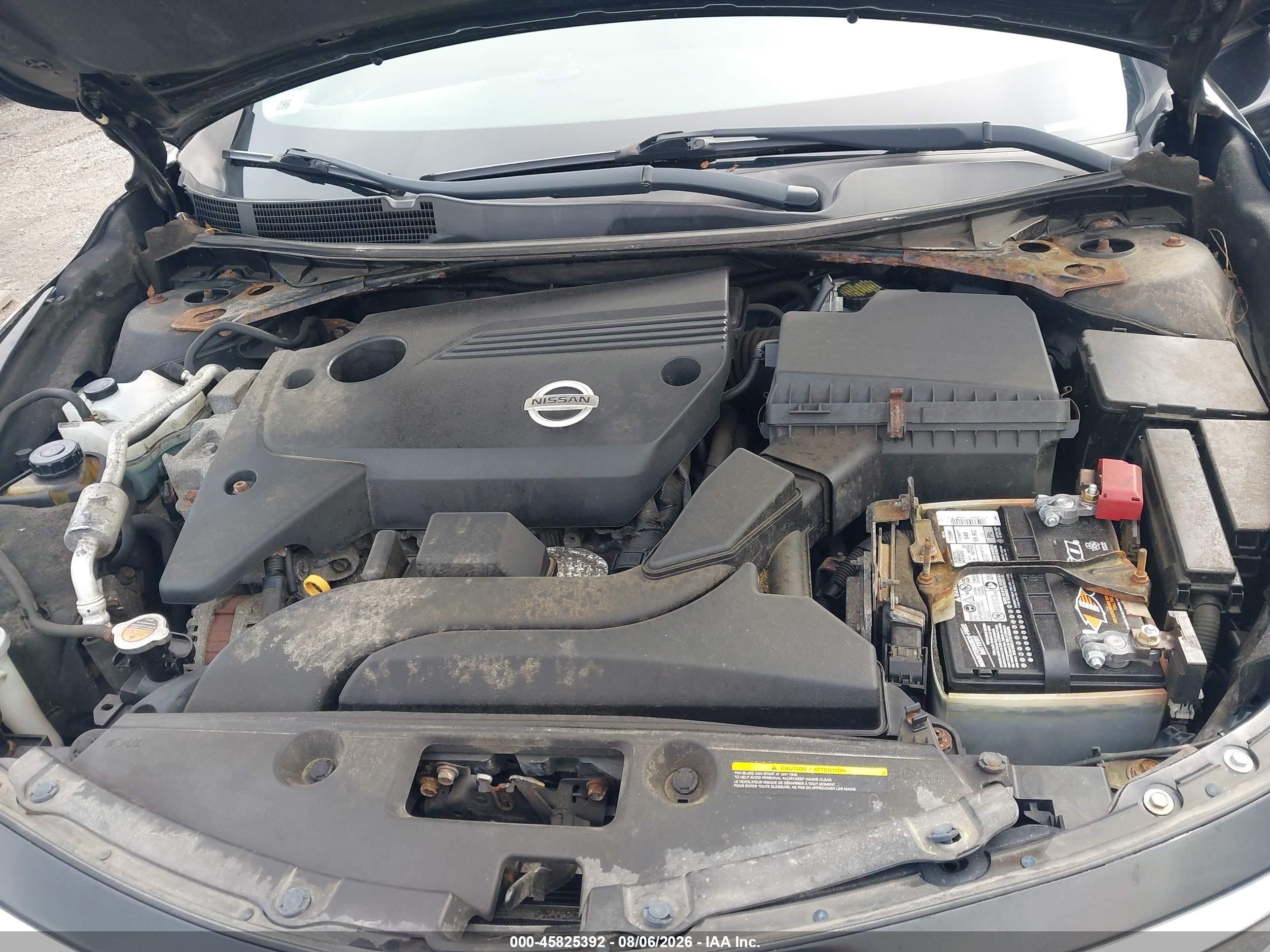 2013 Nissan Altima 2.5 Sv Black vin: 1N4AL3AP7DC135740