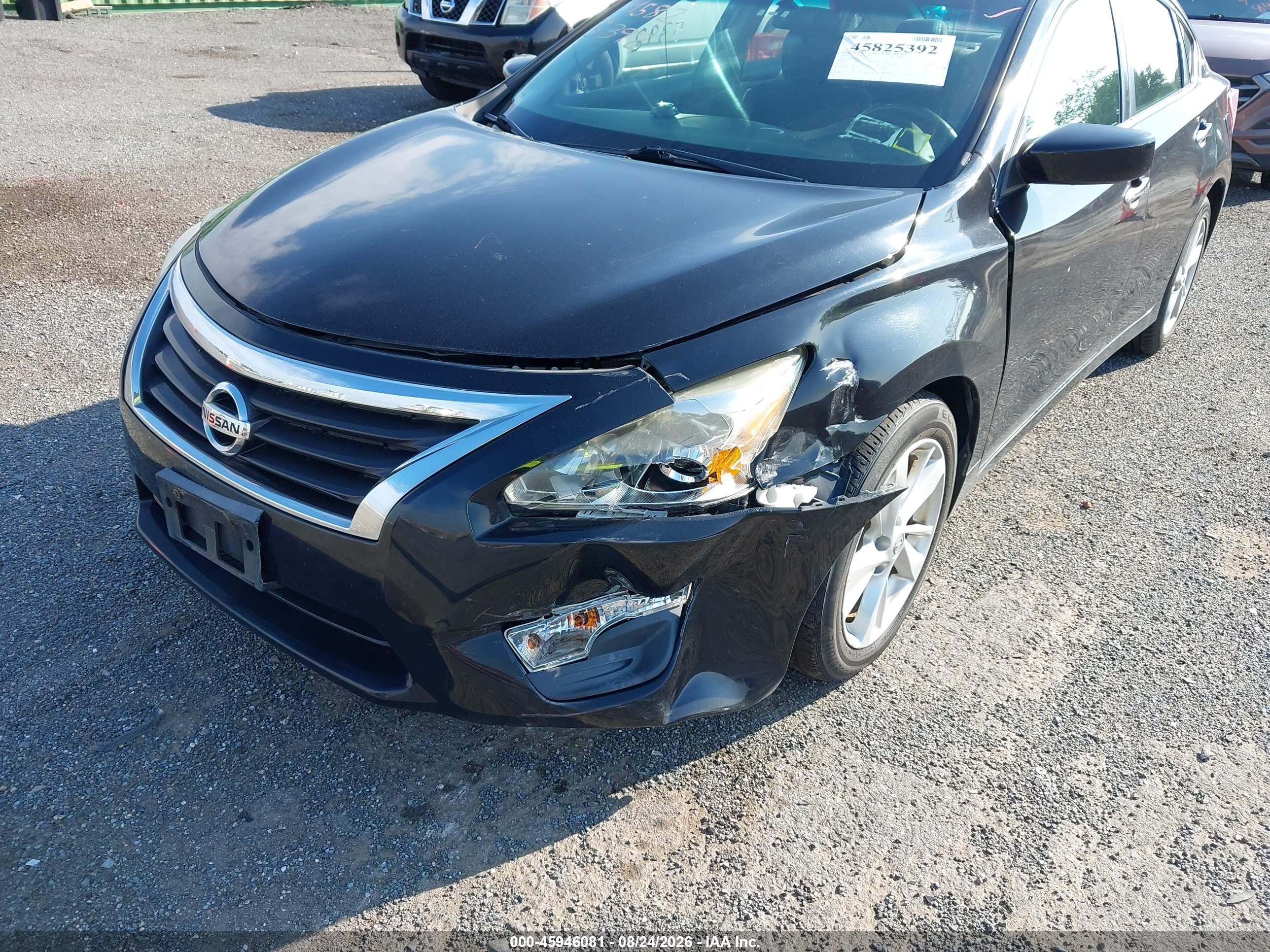 2013 Nissan Altima 2.5 Sv Черный vin: 1N4AL3AP7DC135740