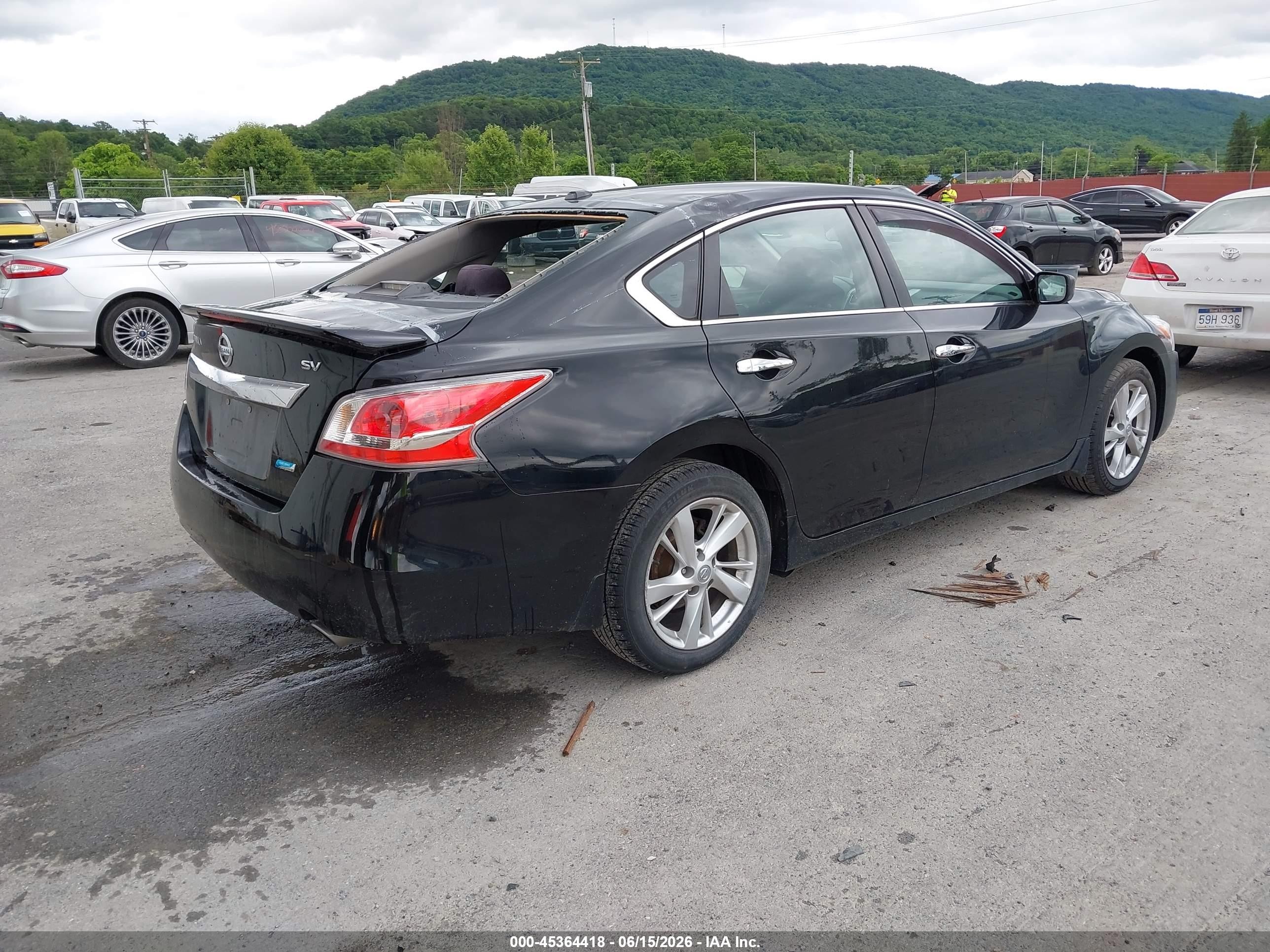 2013 Nissan Altima 2.5 Sv Black vin: 1N4AL3AP7DC136368