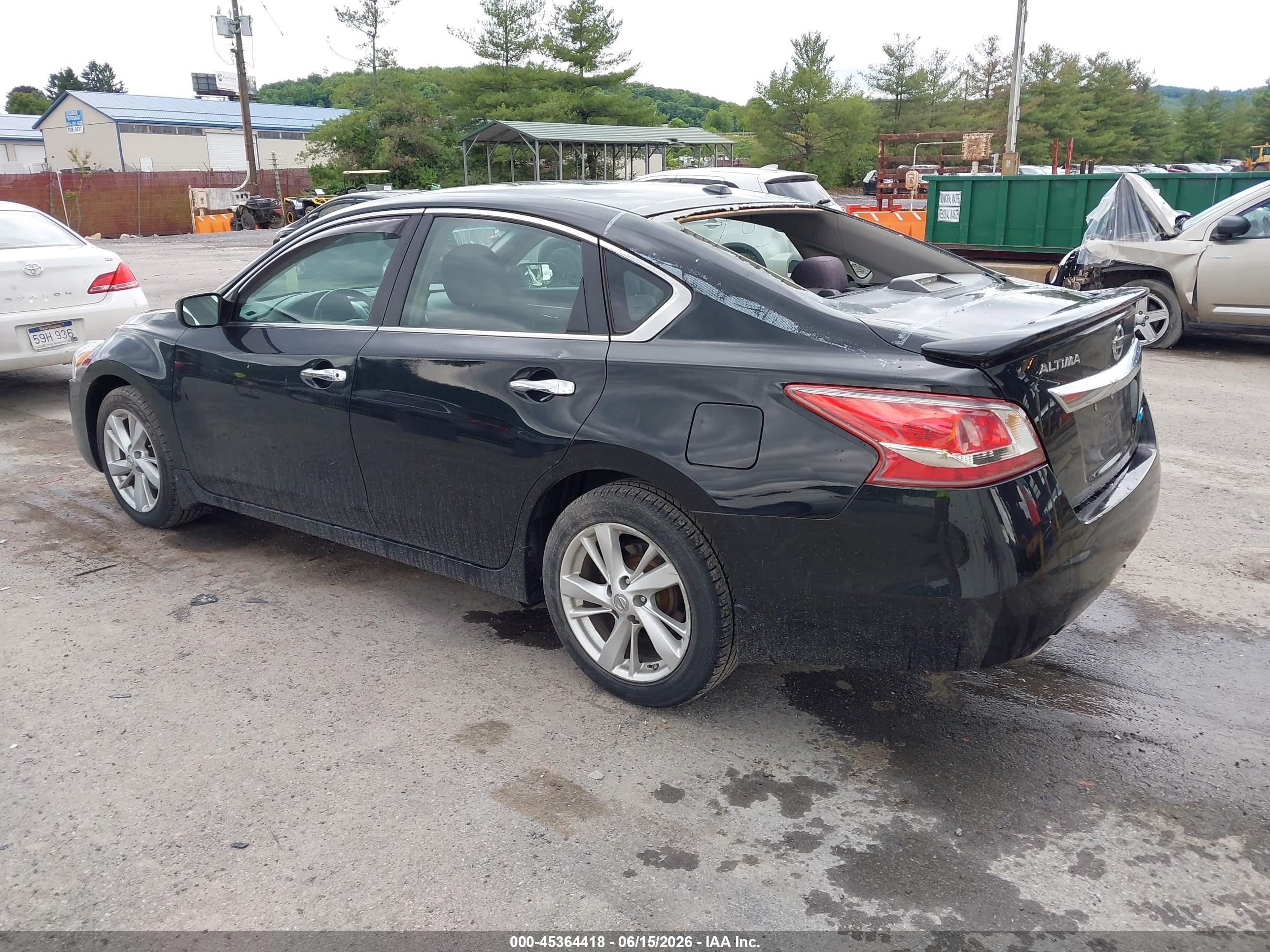 2013 Nissan Altima 2.5 Sv Black vin: 1N4AL3AP7DC136368