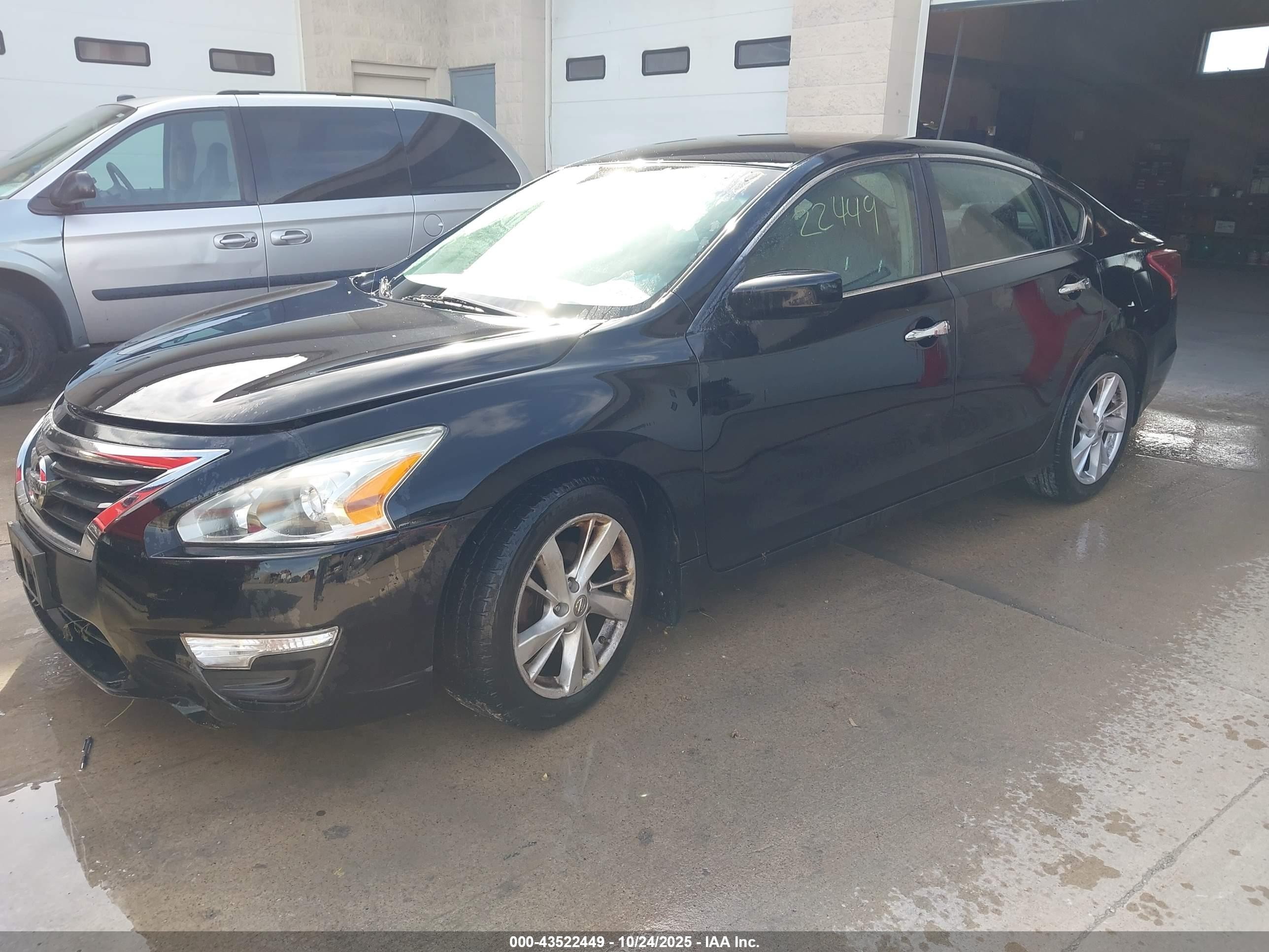 2013 Nissan Altima 2.5 Sv Black vin: 1N4AL3AP7DC139948