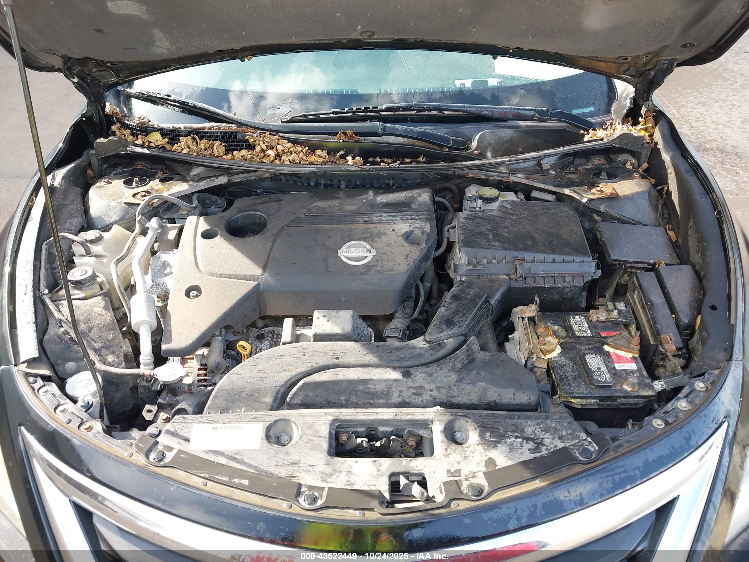 2013 Nissan Altima 2.5 Sv Black vin: 1N4AL3AP7DC139948