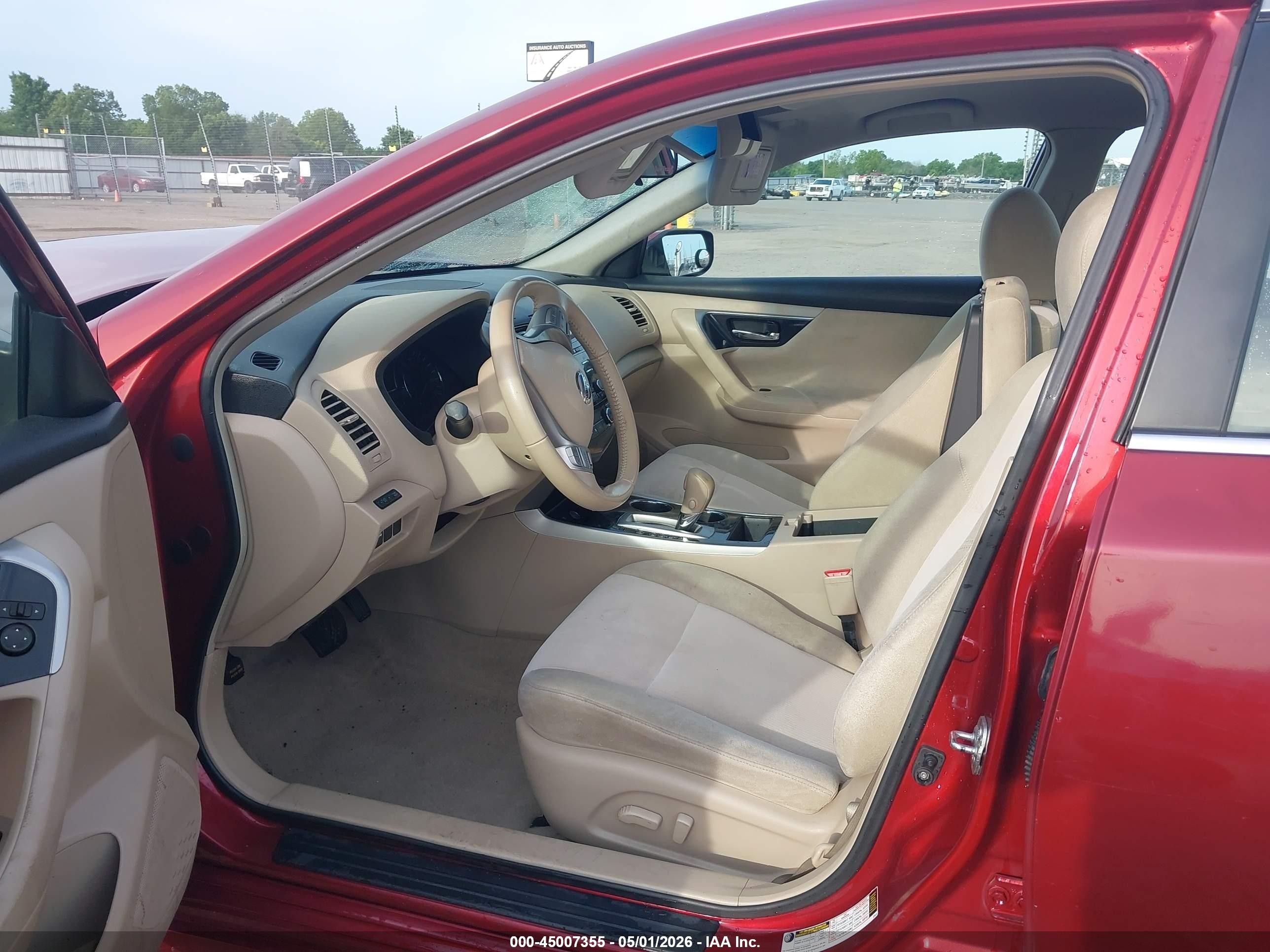 2013 Nissan Altima 2.5 Sv Maroon vin: 1N4AL3AP7DC140517