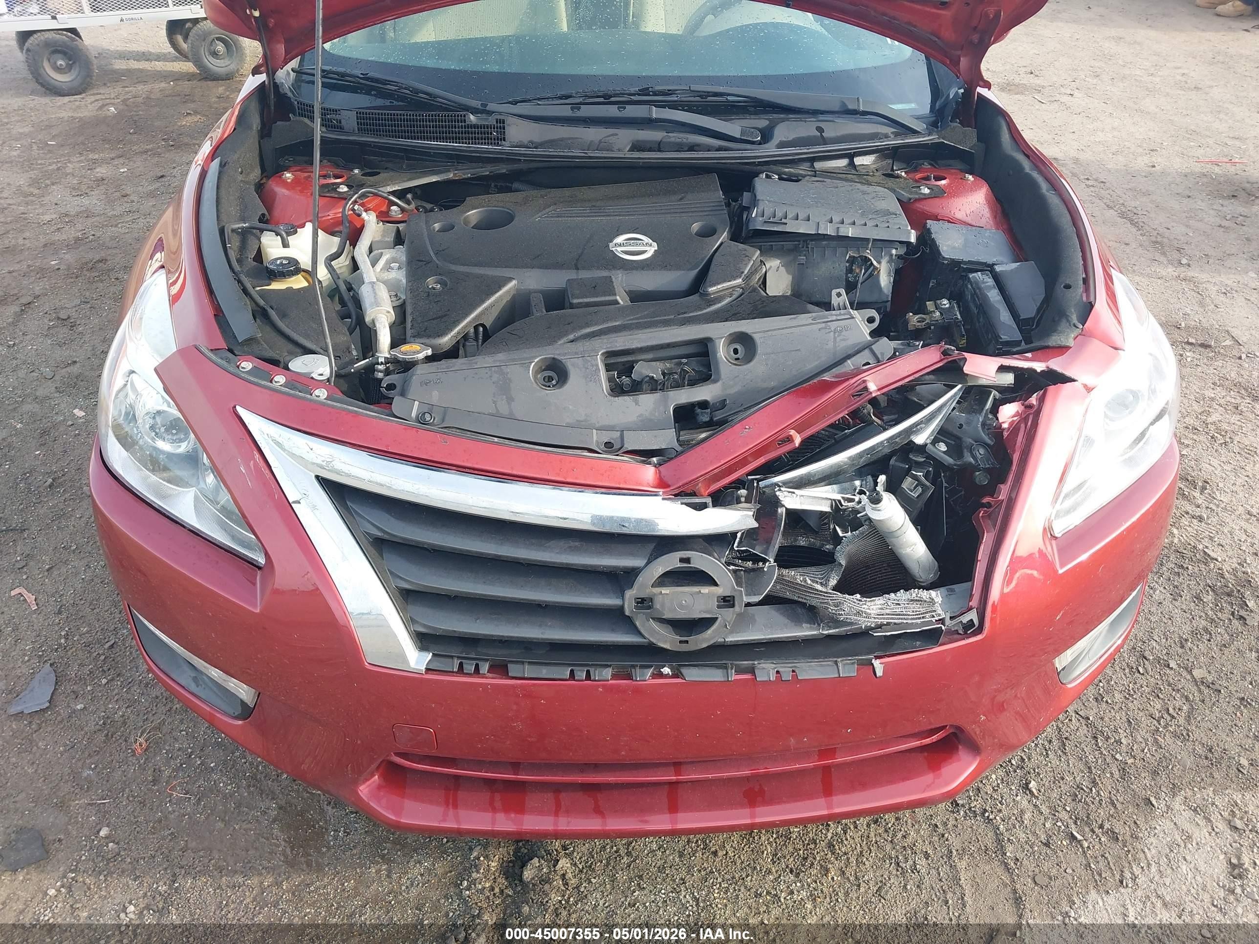 2013 Nissan Altima 2.5 Sv Maroon vin: 1N4AL3AP7DC140517