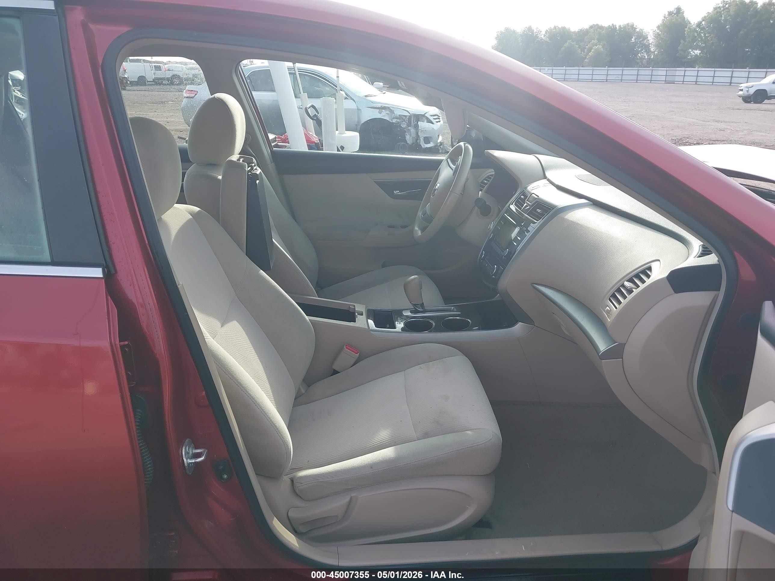2013 Nissan Altima 2.5 Sv Maroon vin: 1N4AL3AP7DC140517
