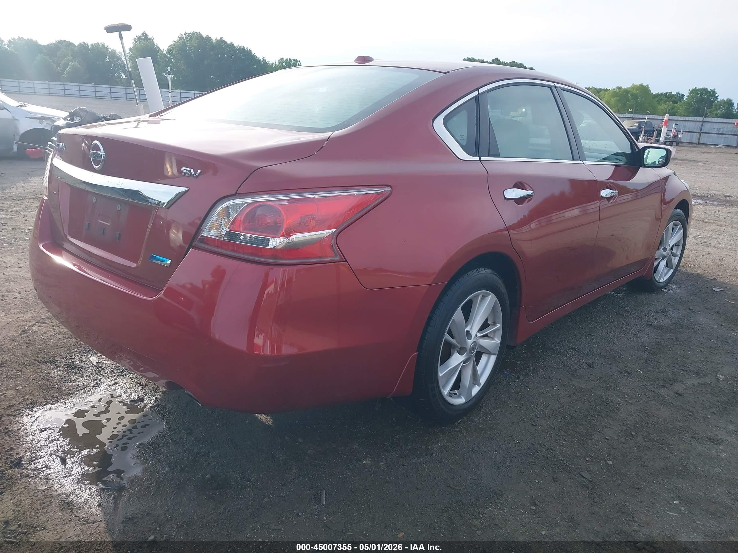 2013 Nissan Altima 2.5 Sv Maroon vin: 1N4AL3AP7DC140517