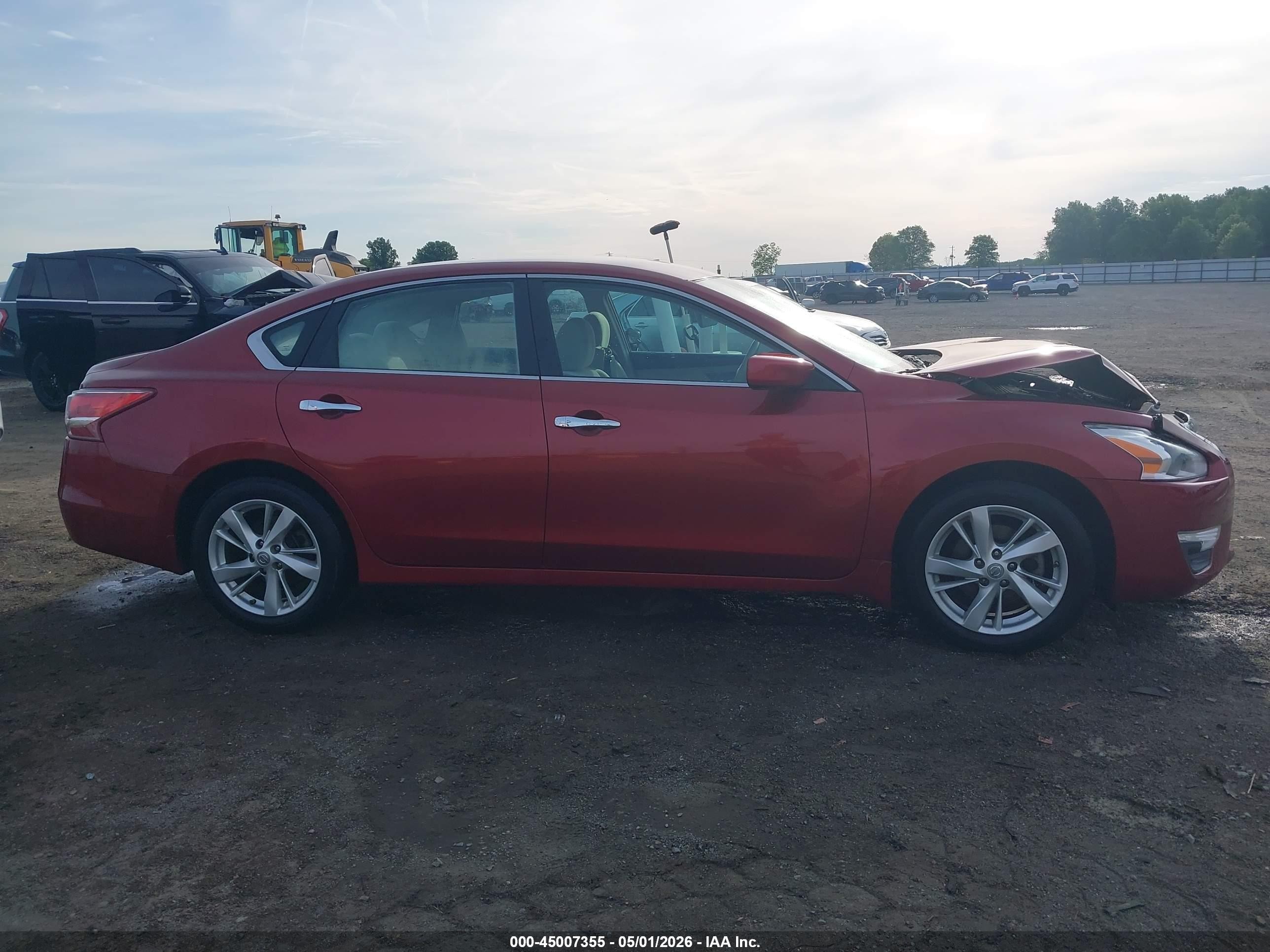 2013 Nissan Altima 2.5 Sv Maroon vin: 1N4AL3AP7DC140517