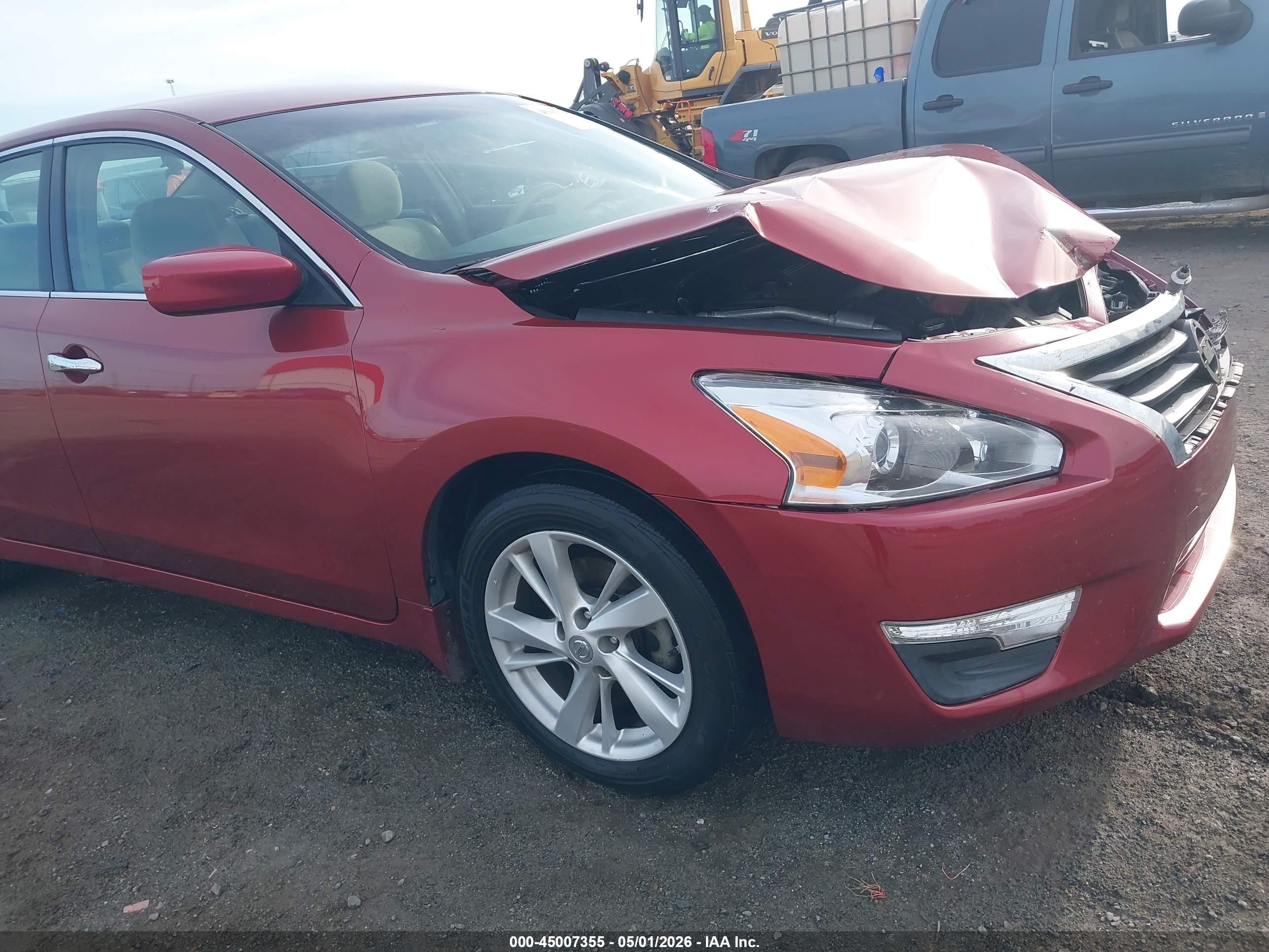 2013 Nissan Altima 2.5 Sv Maroon vin: 1N4AL3AP7DC140517