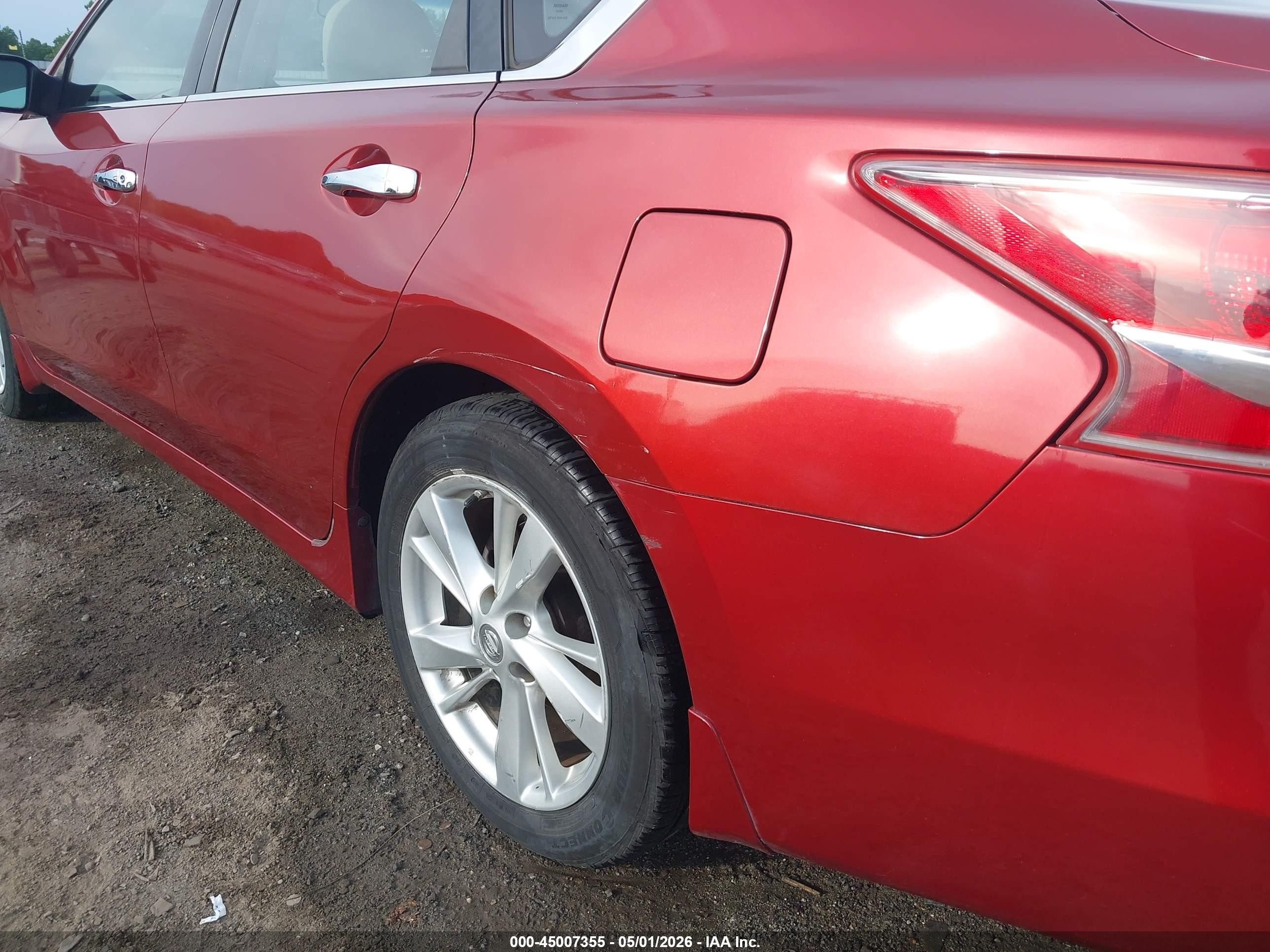 2013 Nissan Altima 2.5 Sv Maroon vin: 1N4AL3AP7DC140517
