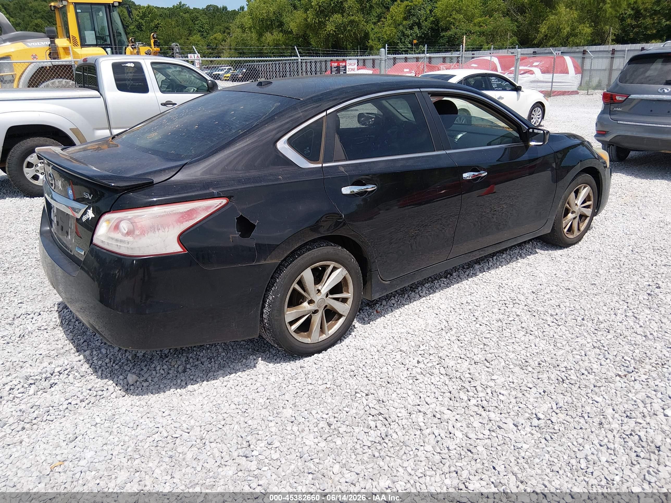 2013 Nissan Altima 2.5 Sv Black vin: 1N4AL3AP7DC141506