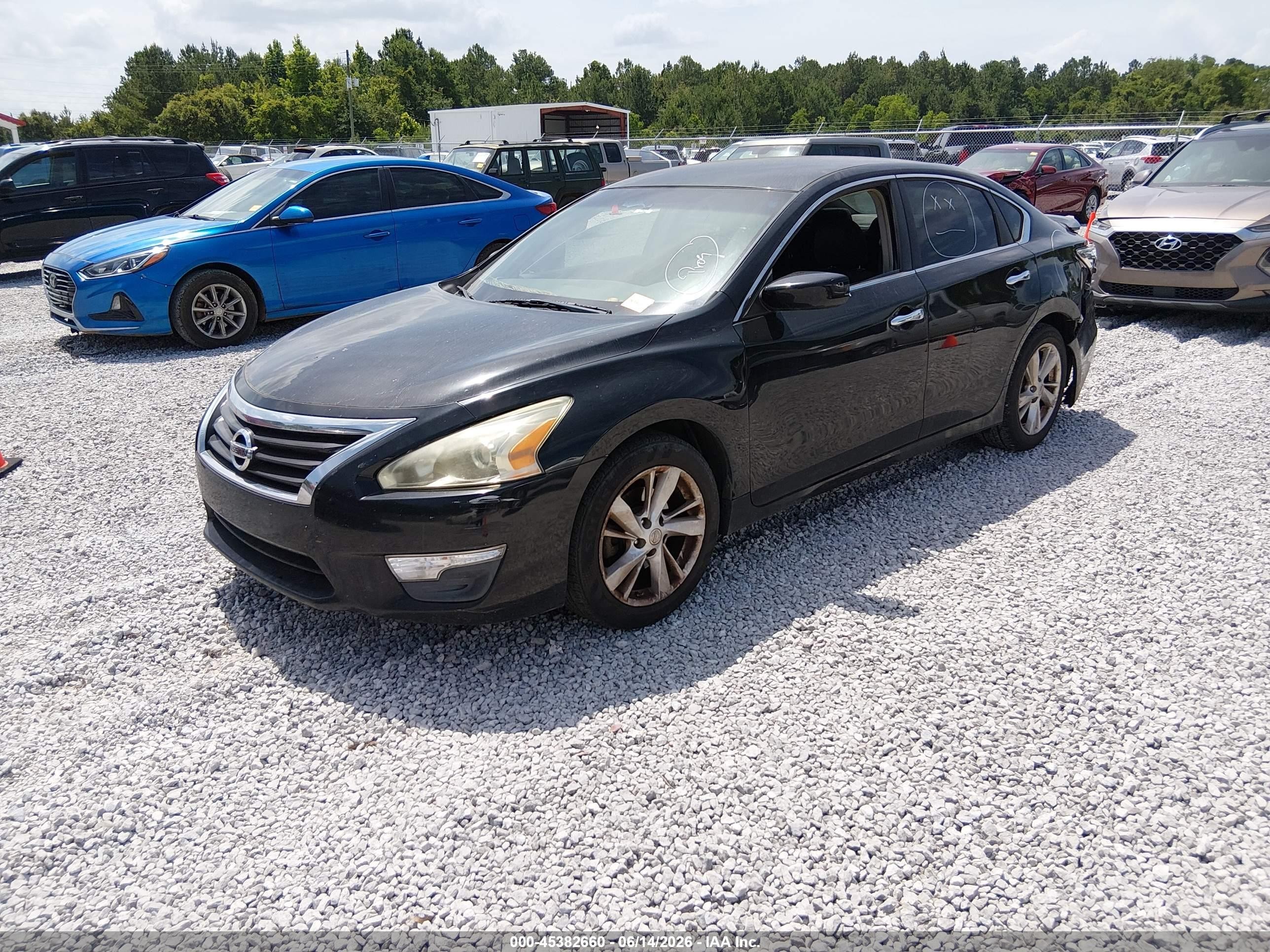 2013 Nissan Altima 2.5 Sv Black vin: 1N4AL3AP7DC141506