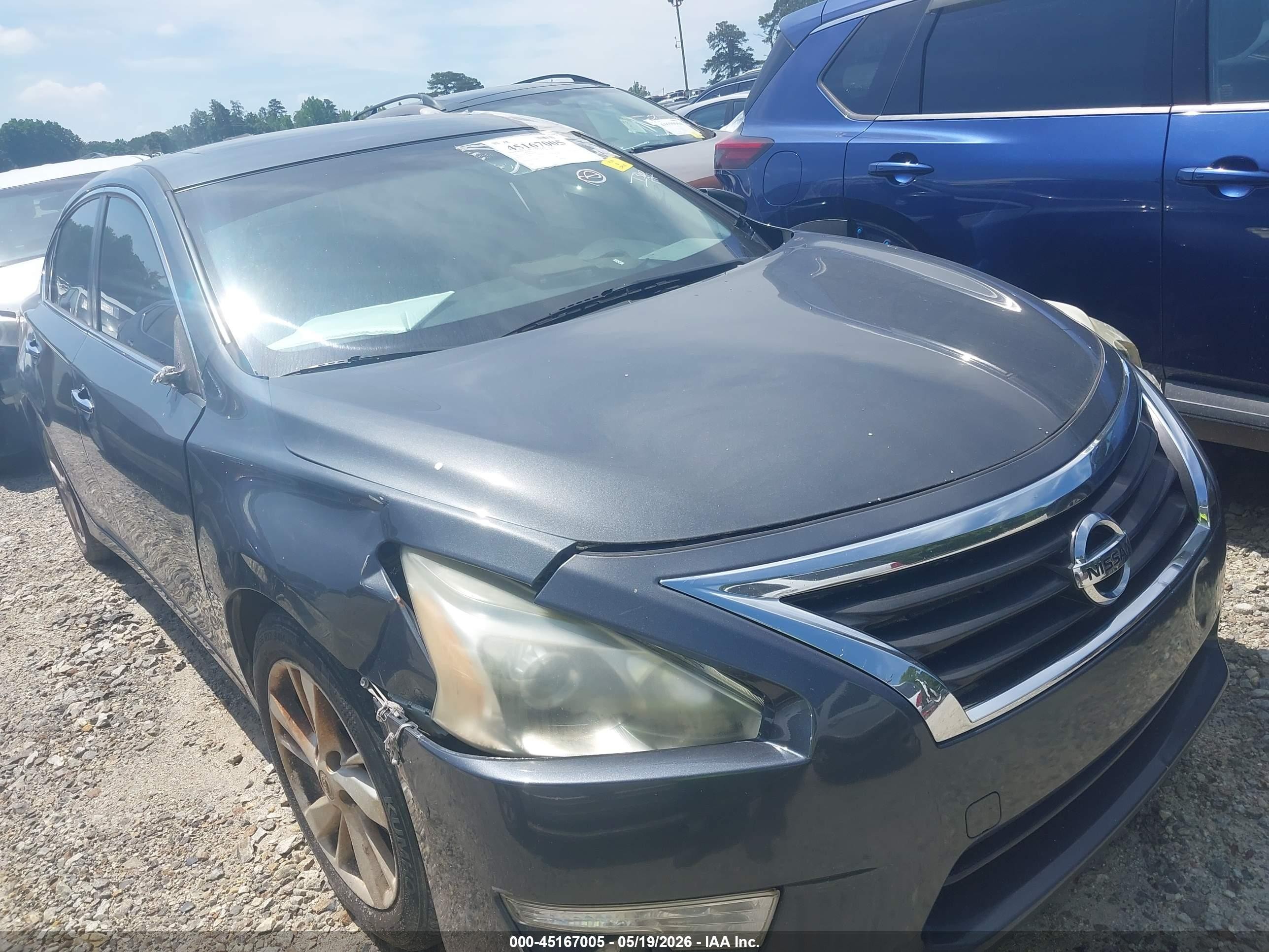 2013 Nissan Altima 2.5 Sv Gray vin: 1N4AL3AP7DC165028