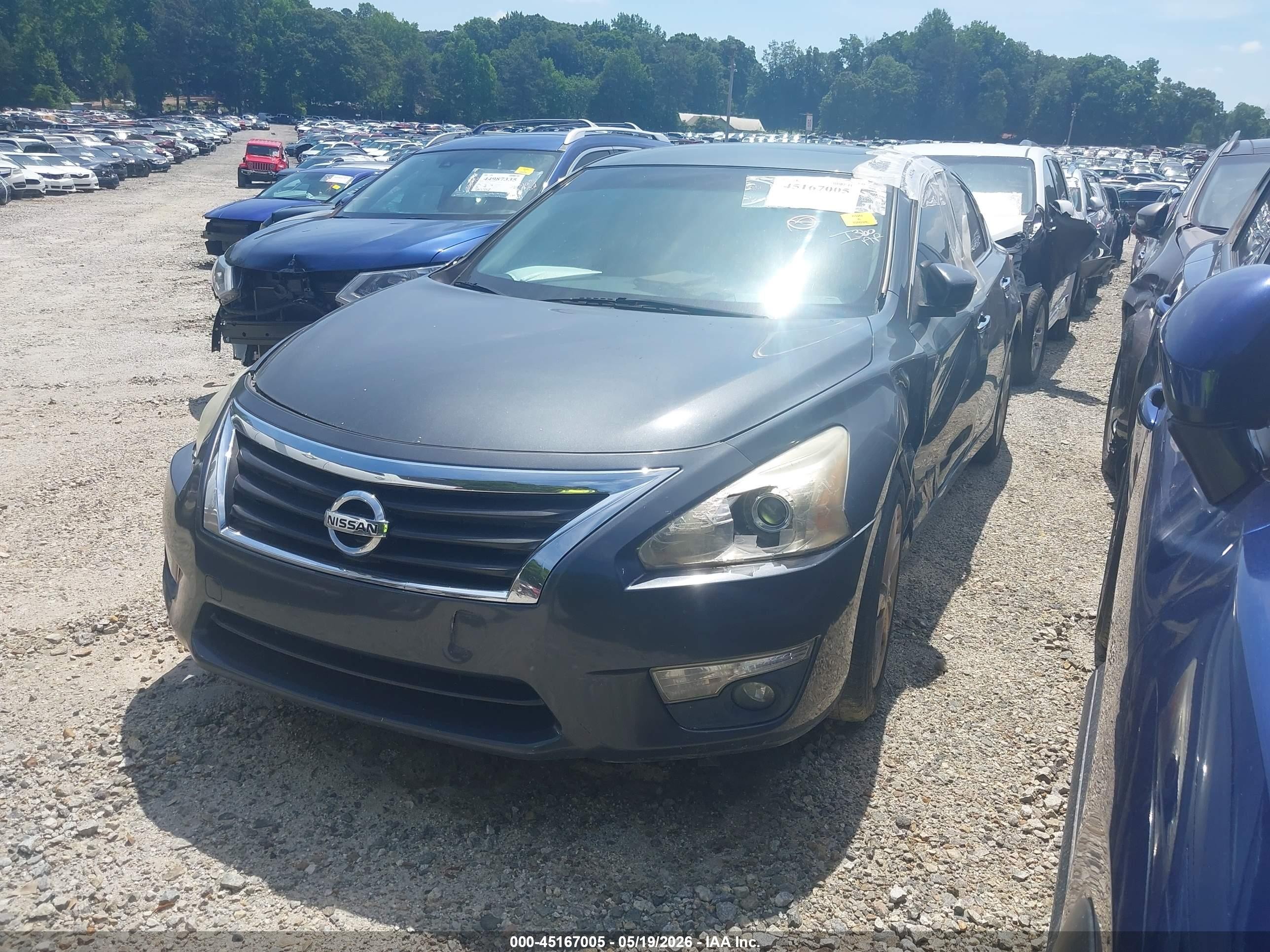 2013 Nissan Altima 2.5 Sv Gray vin: 1N4AL3AP7DC165028