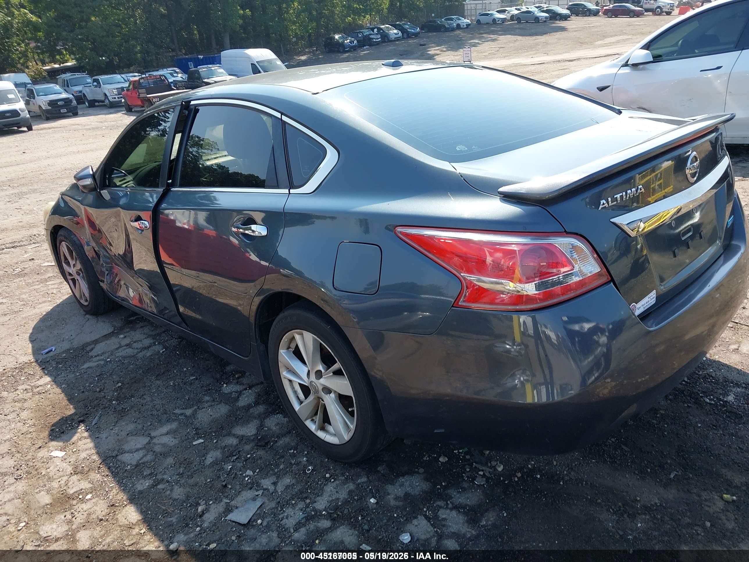 2013 Nissan Altima 2.5 Sv Gray vin: 1N4AL3AP7DC165028