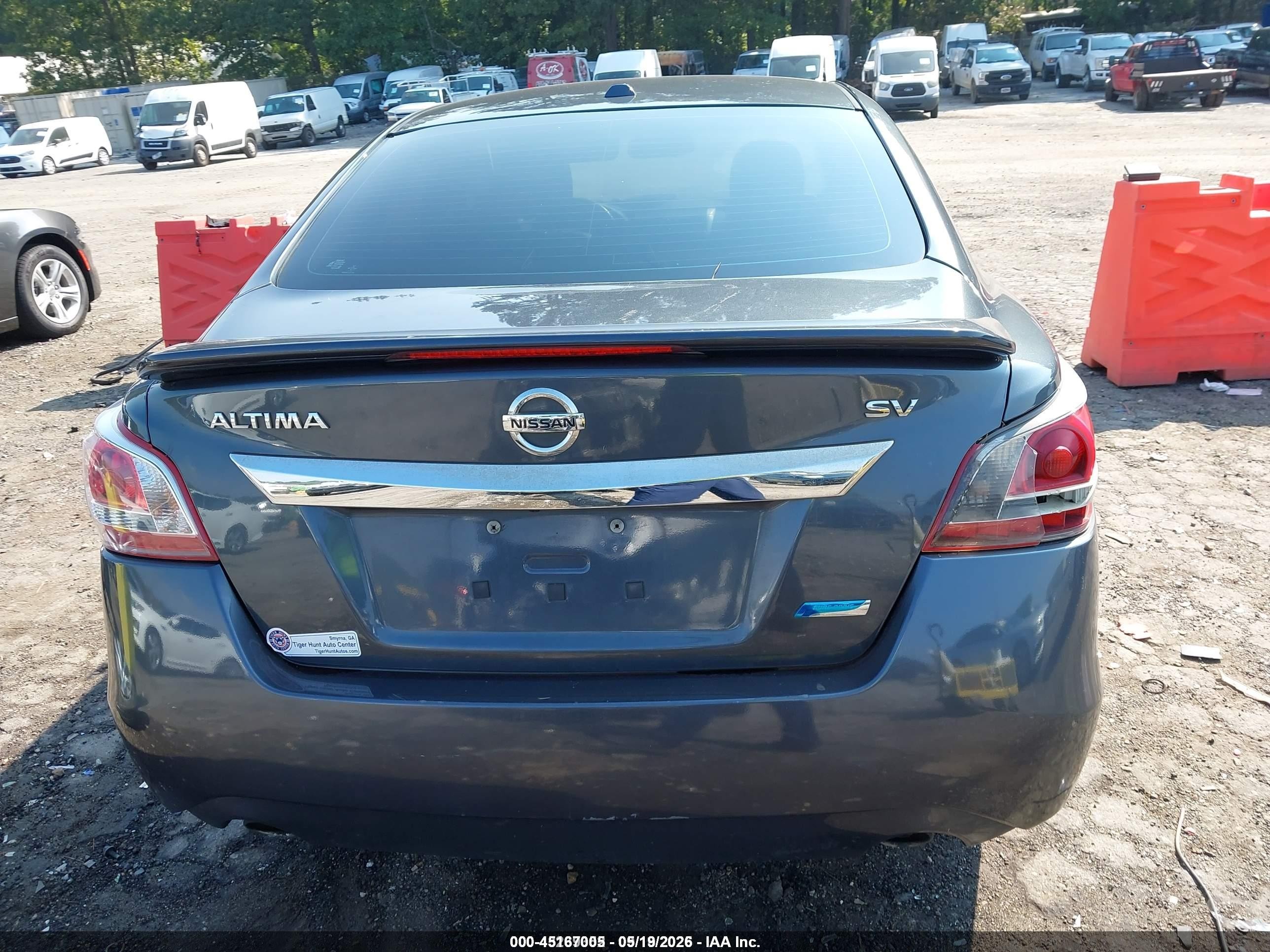 2013 Nissan Altima 2.5 Sv Gray vin: 1N4AL3AP7DC165028