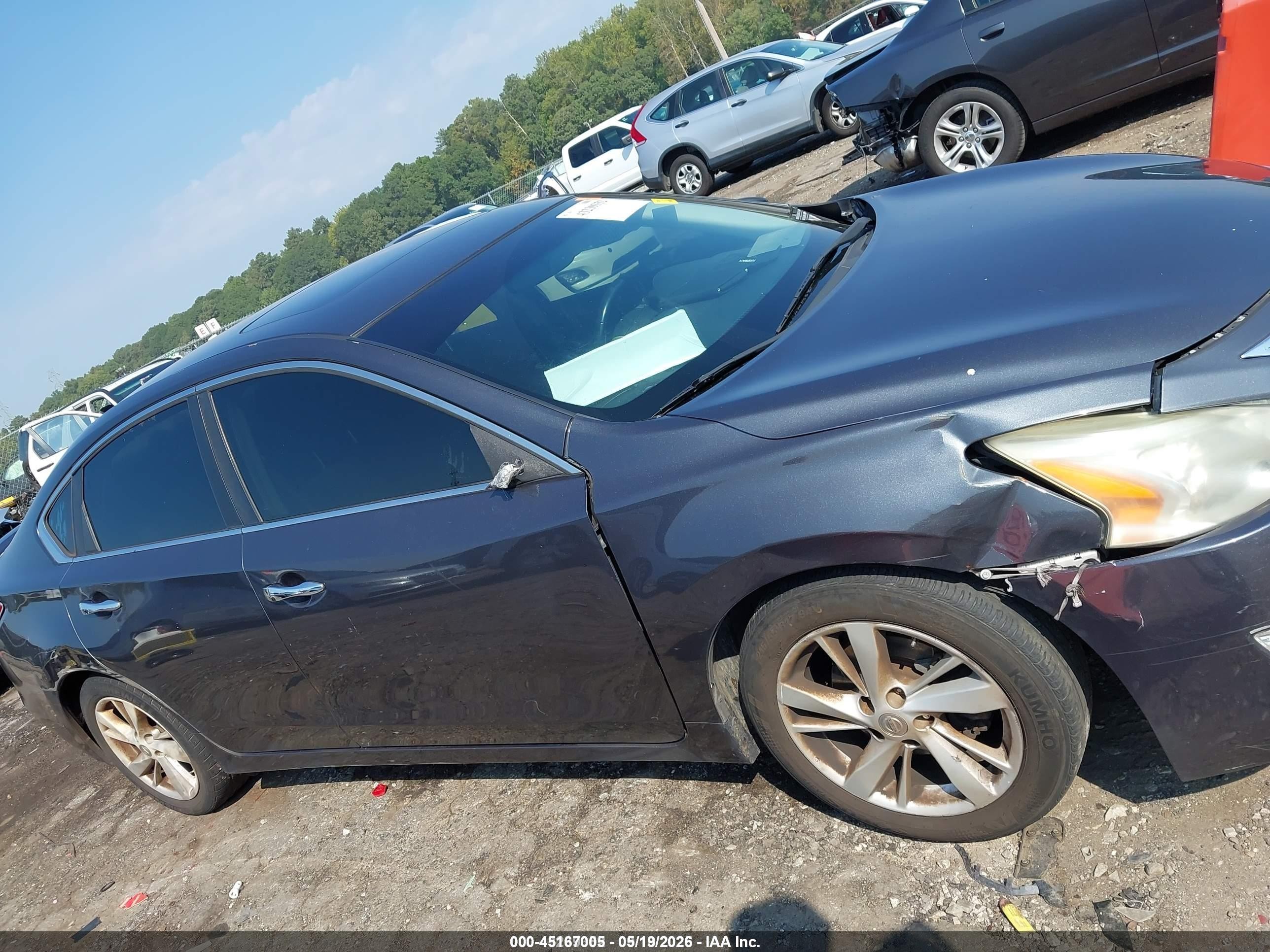 2013 Nissan Altima 2.5 Sv Gray vin: 1N4AL3AP7DC165028