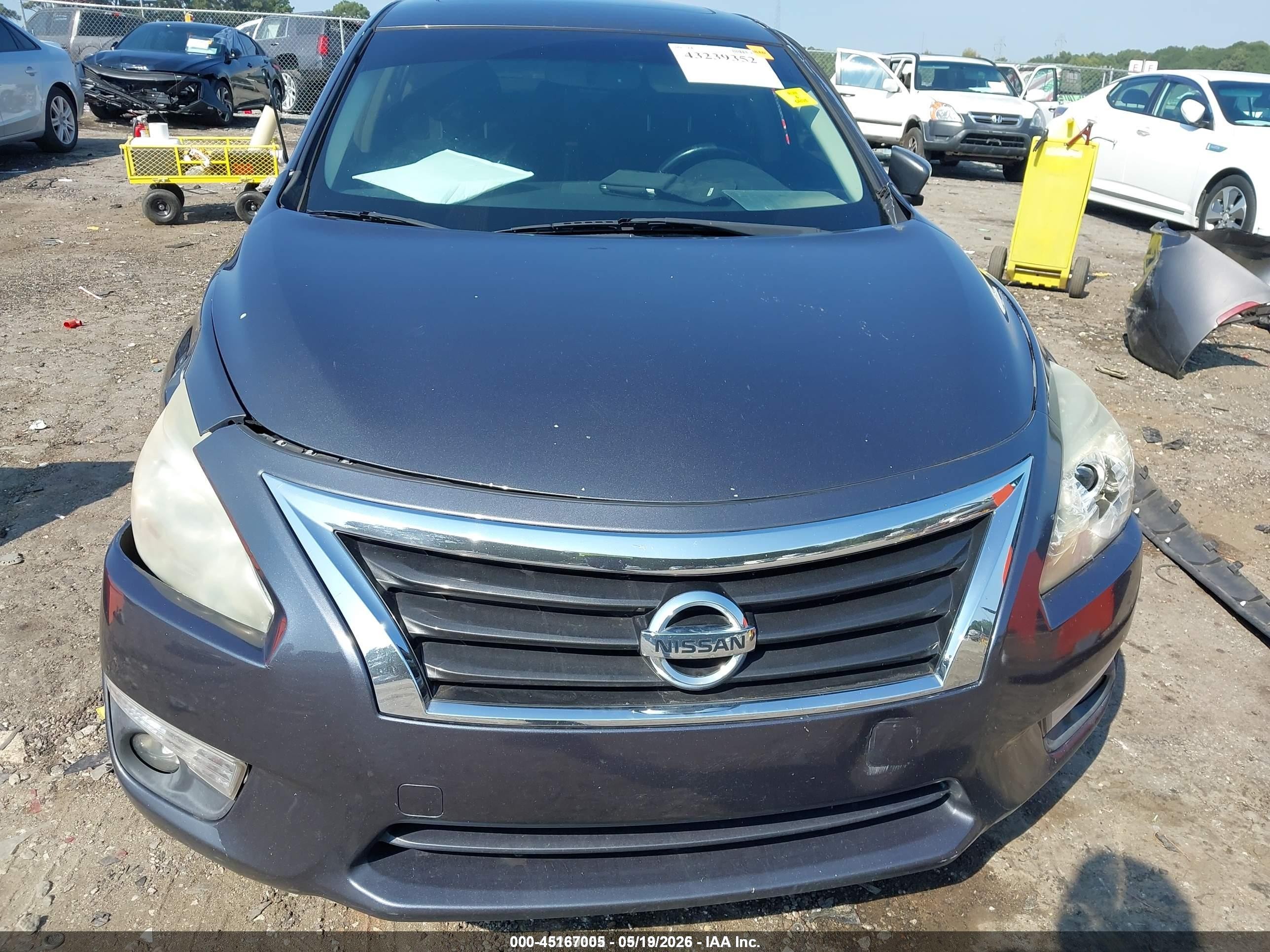 2013 Nissan Altima 2.5 Sv Gray vin: 1N4AL3AP7DC165028