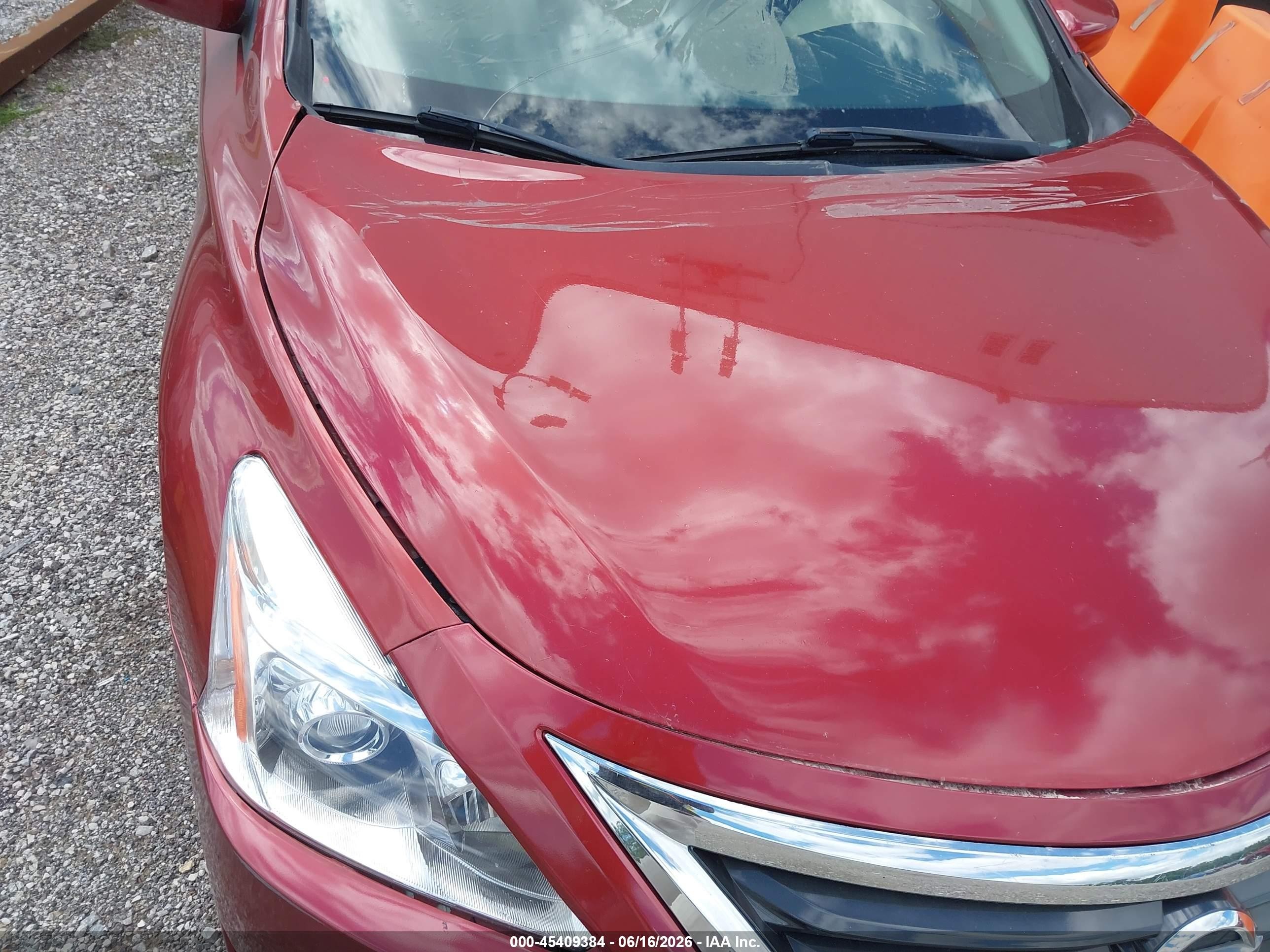 2013 Nissan Altima 2.5 Sv Red vin: 1N4AL3AP7DC175137