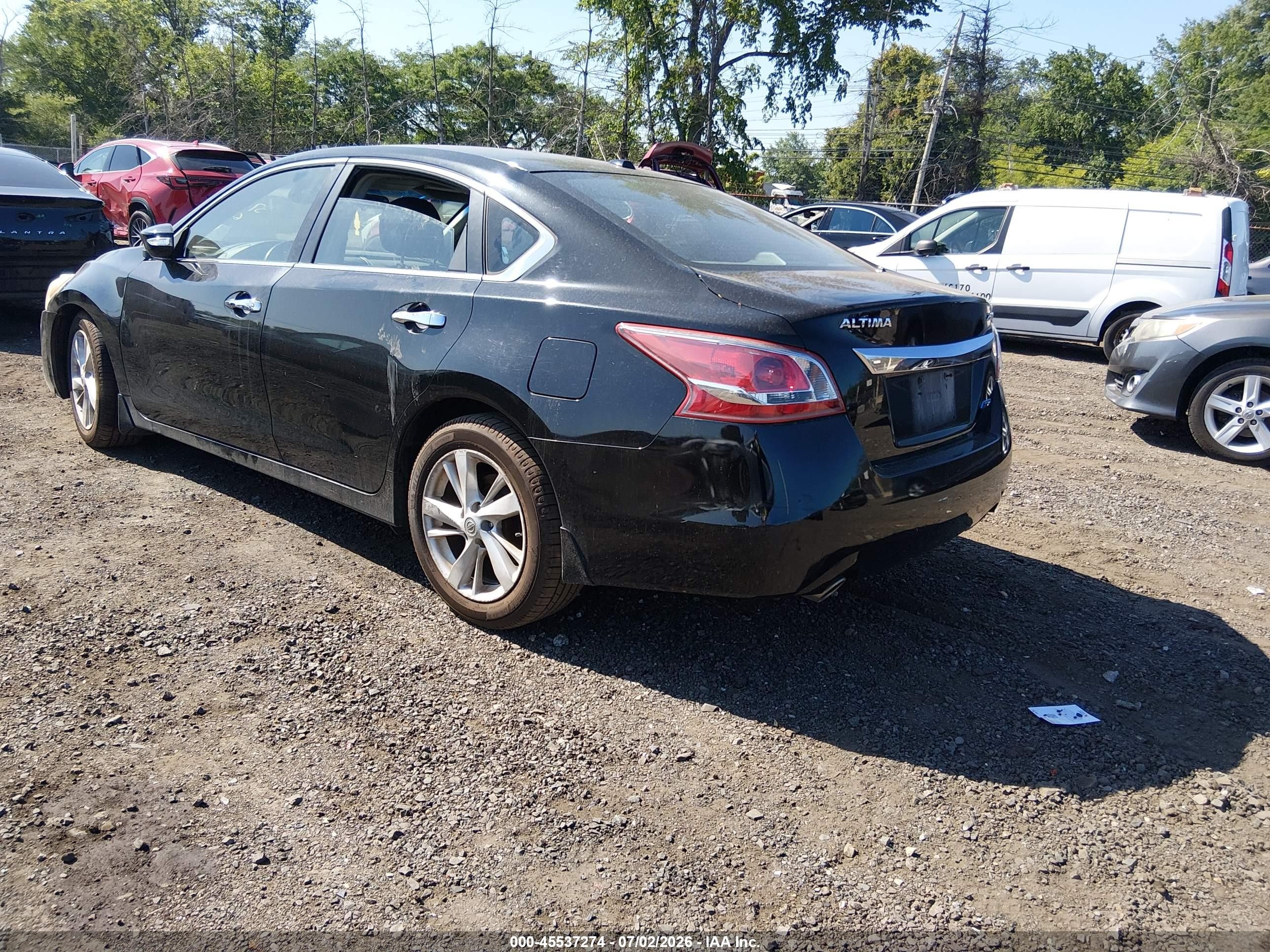 2013 Nissan Altima 2.5 Sv Black vin: 1N4AL3AP7DC178216