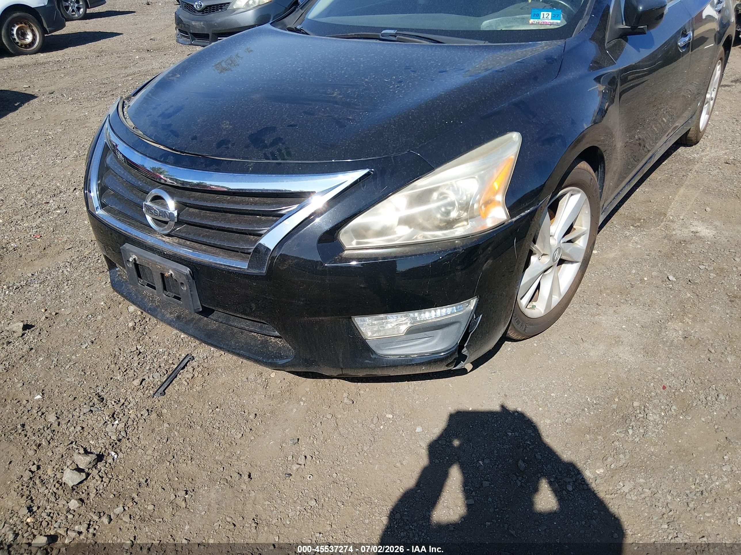 2013 Nissan Altima 2.5 Sv Black vin: 1N4AL3AP7DC178216