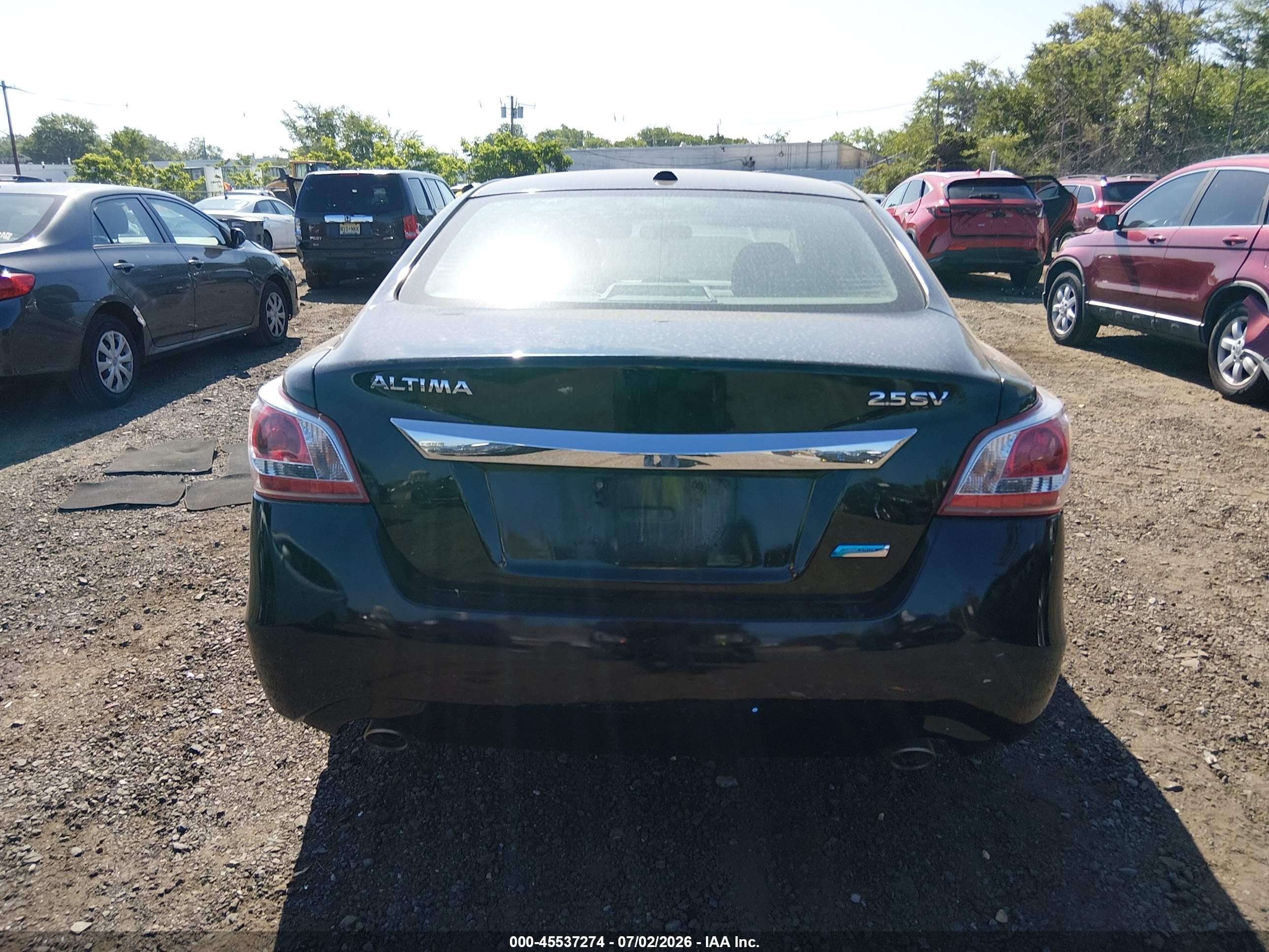 2013 Nissan Altima 2.5 Sv Black vin: 1N4AL3AP7DC178216