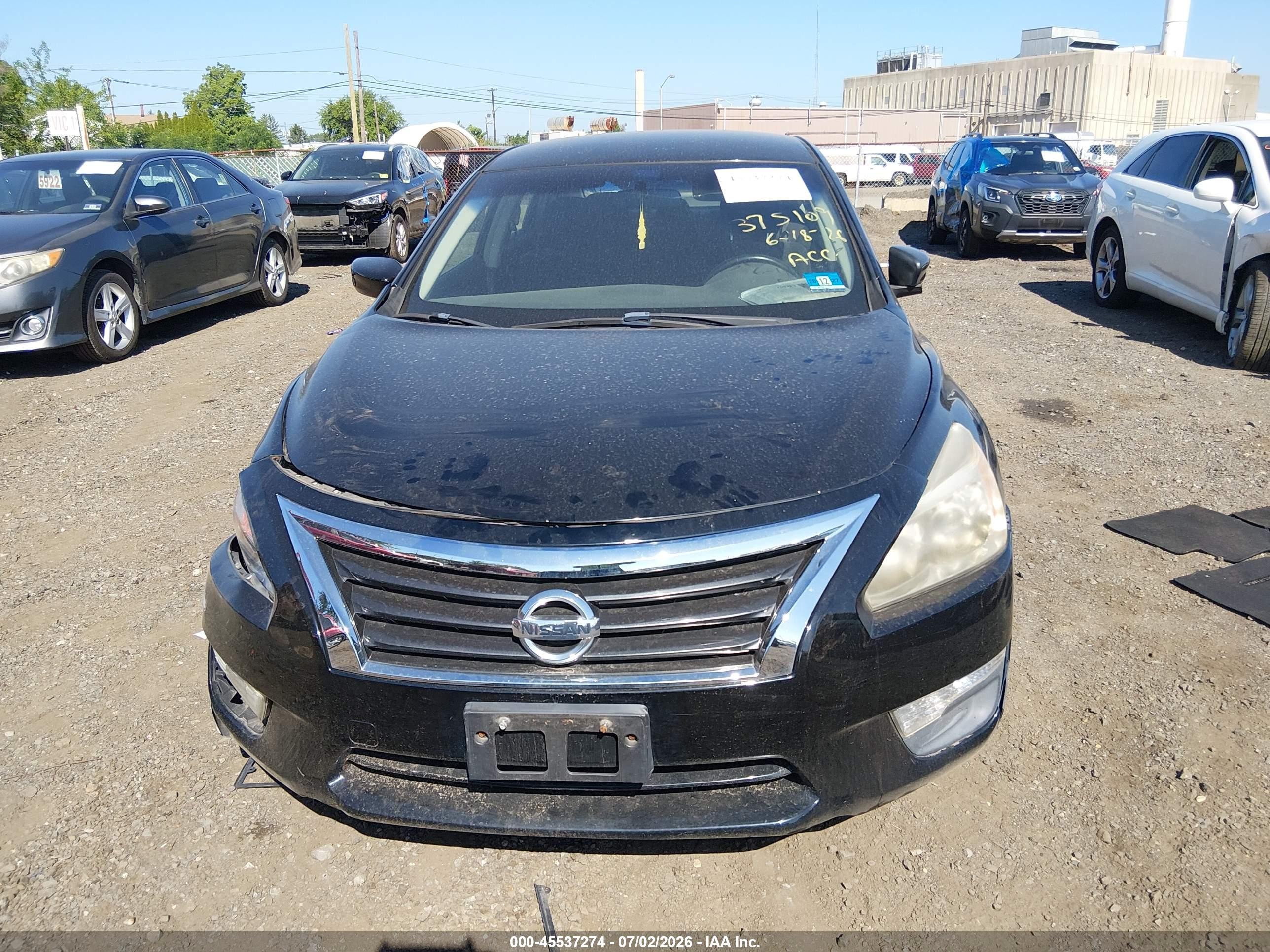2013 Nissan Altima 2.5 Sv Black vin: 1N4AL3AP7DC178216